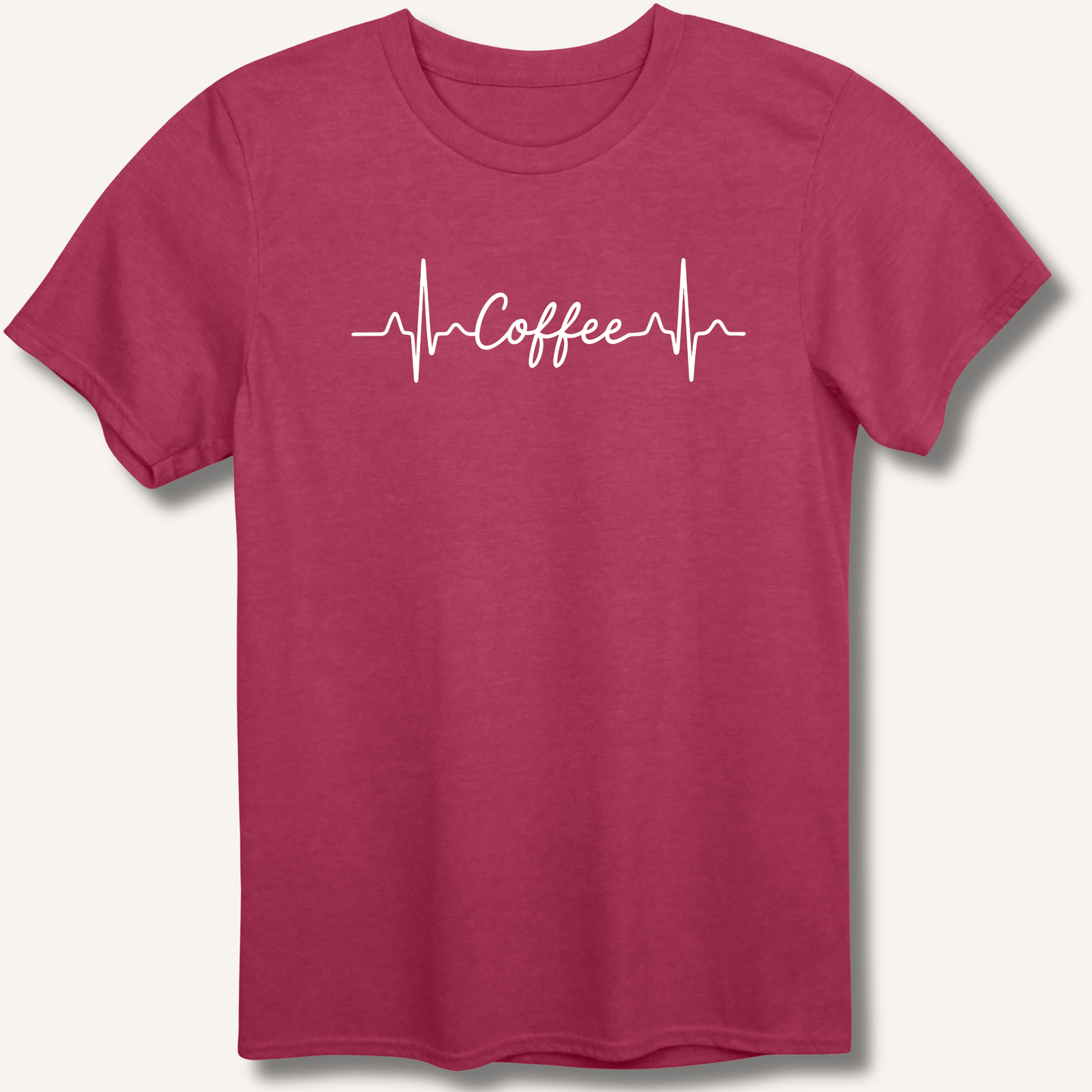 T-Shirt Heather Cardinal / S Caffeine Pulse T-Shirt
