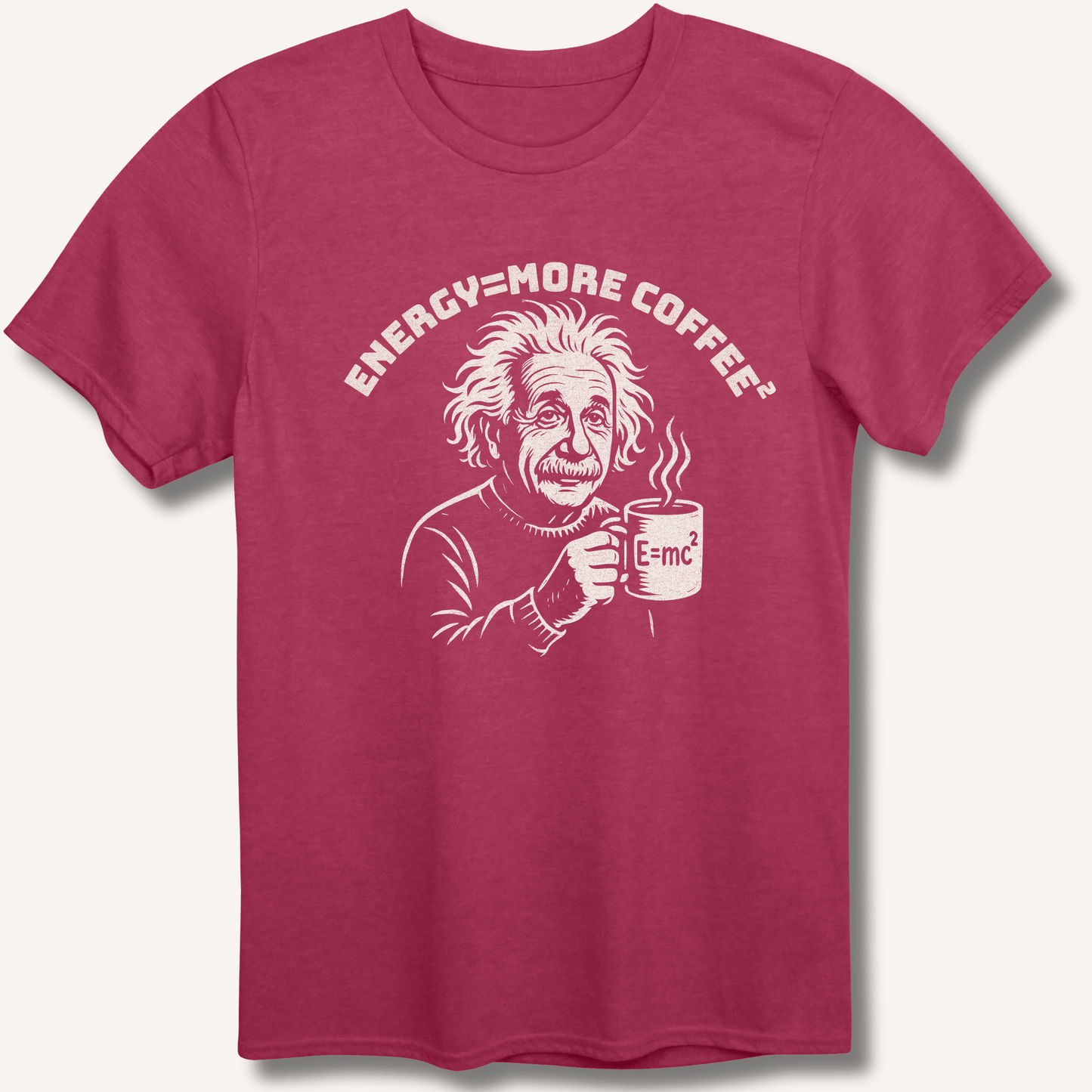 T-Shirt Heather Cardinal / S Energy = More Coffee² T-Shirt