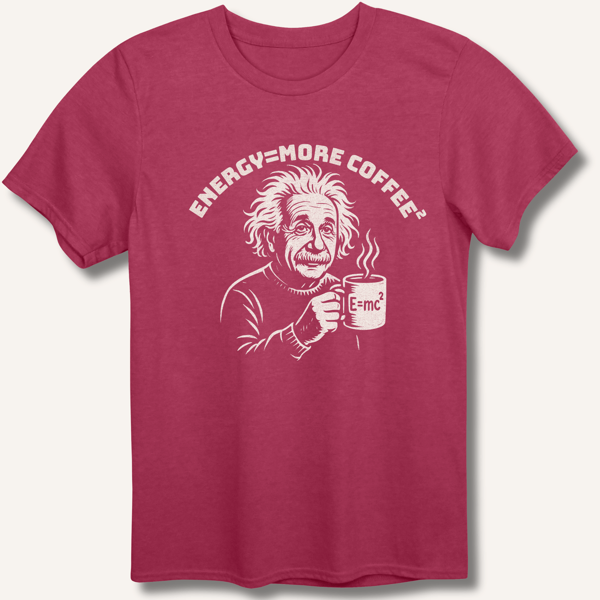 T-Shirt Heather Cardinal / S Energy = More Coffee² T-Shirt