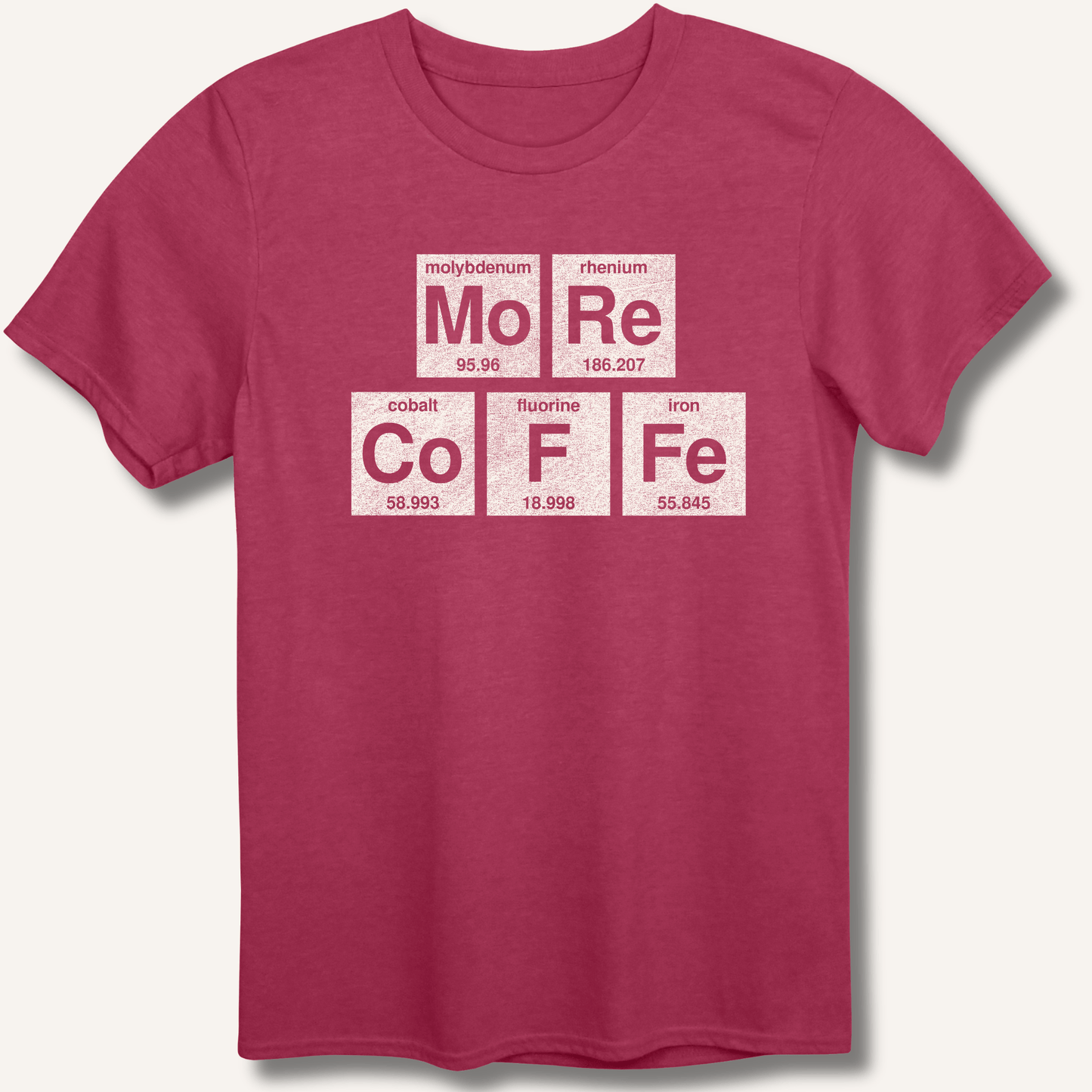 T-Shirt Heather Cardinal / S More Coffee Elements T-Shirt