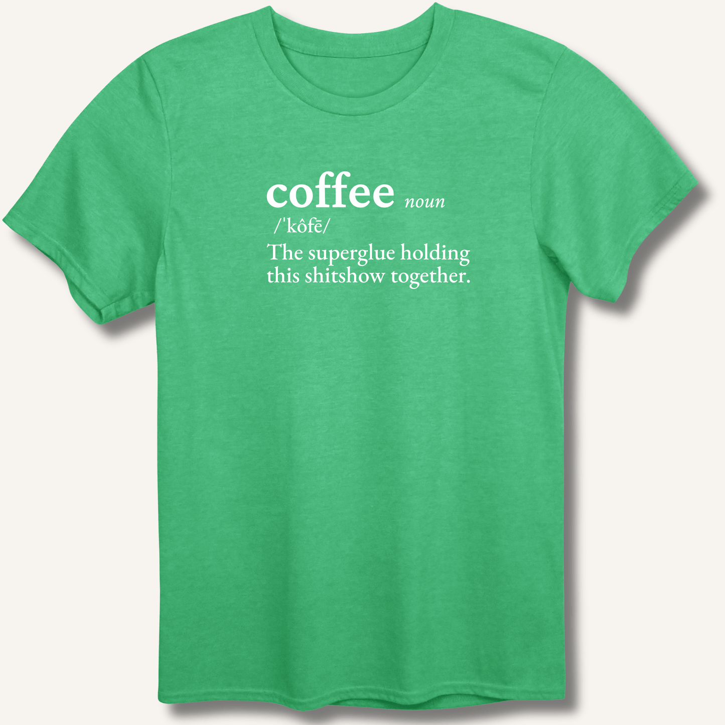 T-Shirt Heather Irish Green / S Coffee Definition T-Shirt