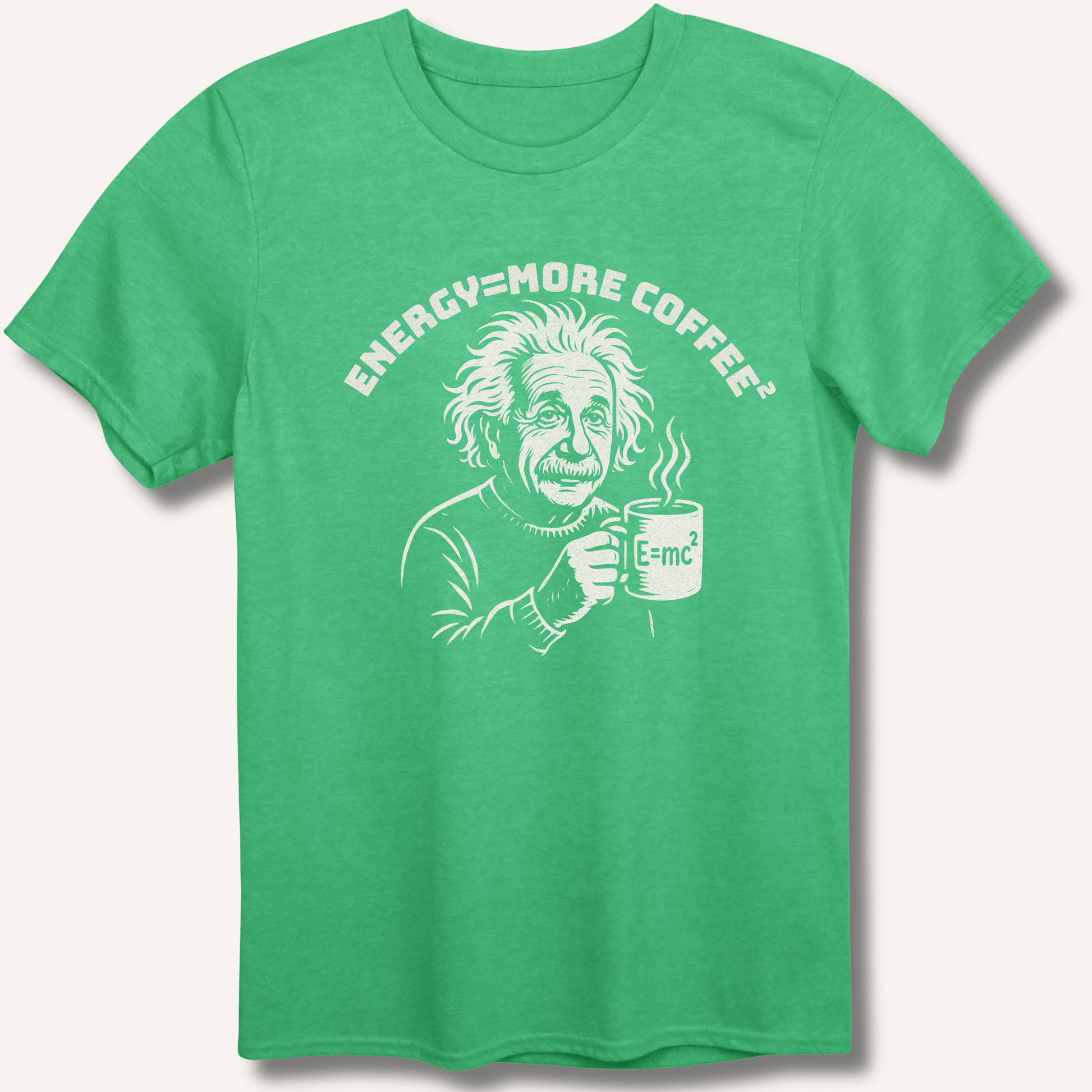 T-Shirt Heather Irish Green / S Energy = More Coffee² T-Shirt