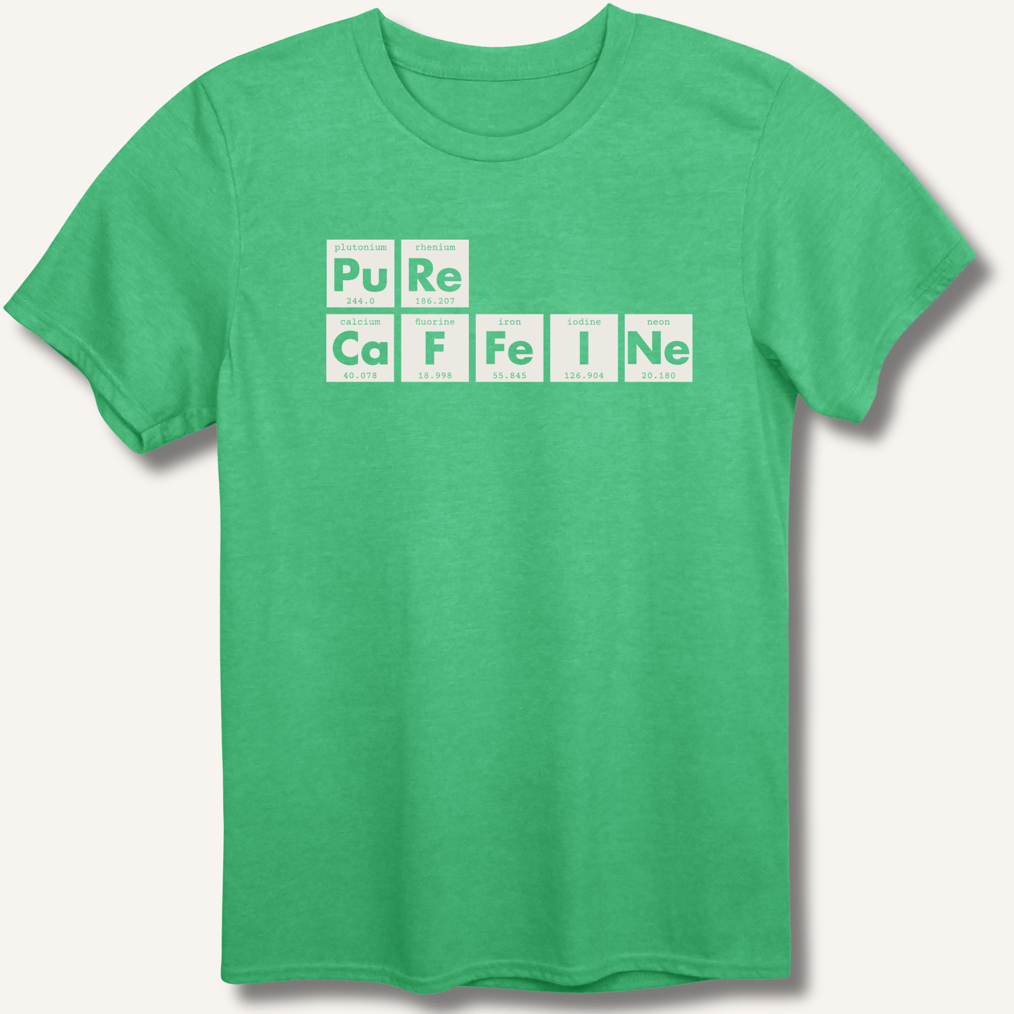 T-Shirt Heather Irish Green / S Pure Caffeine T-Shirt