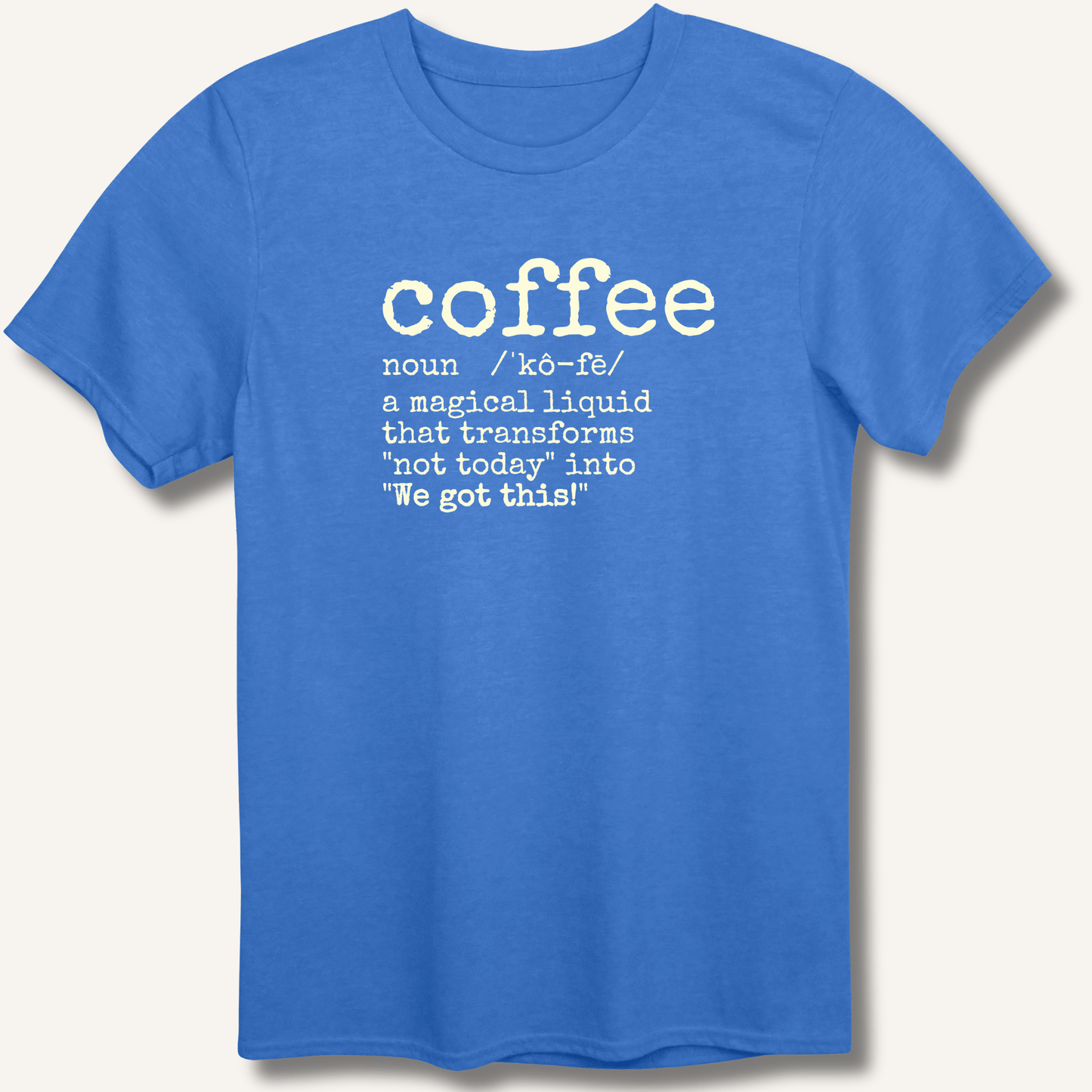T-Shirt Heather Royal / XS Coffee Definition T-Shirt
