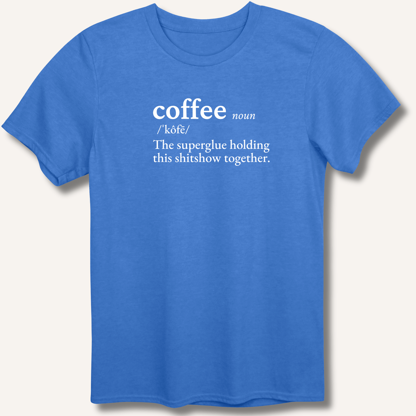 T-Shirt Heather Royal / XS Coffee Definition T-Shirt