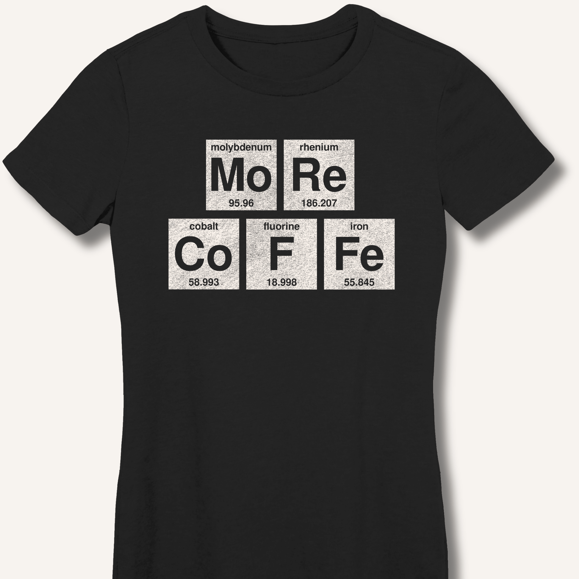 T-Shirt S / Black More Coffee Fitted T-Shirt