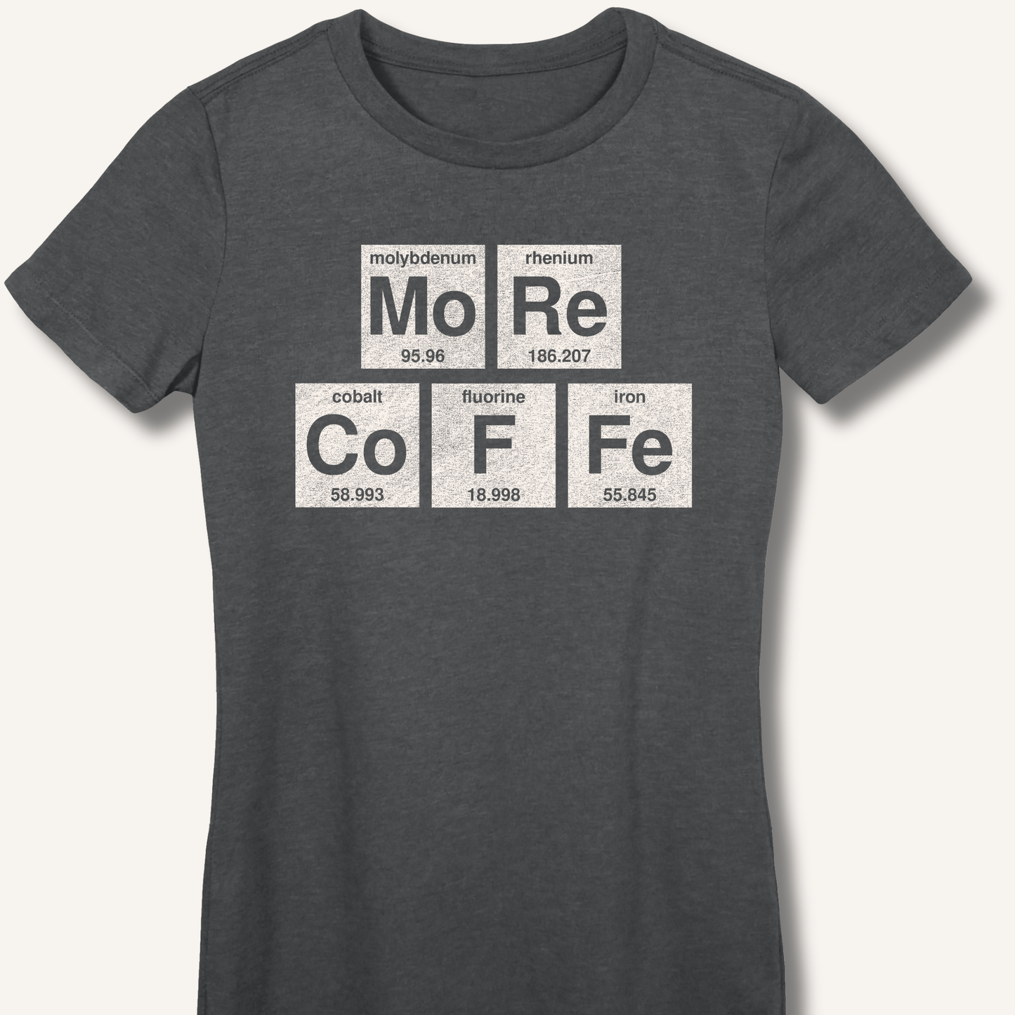 T-Shirt S / Dark Heather More Coffee Fitted T-Shirt