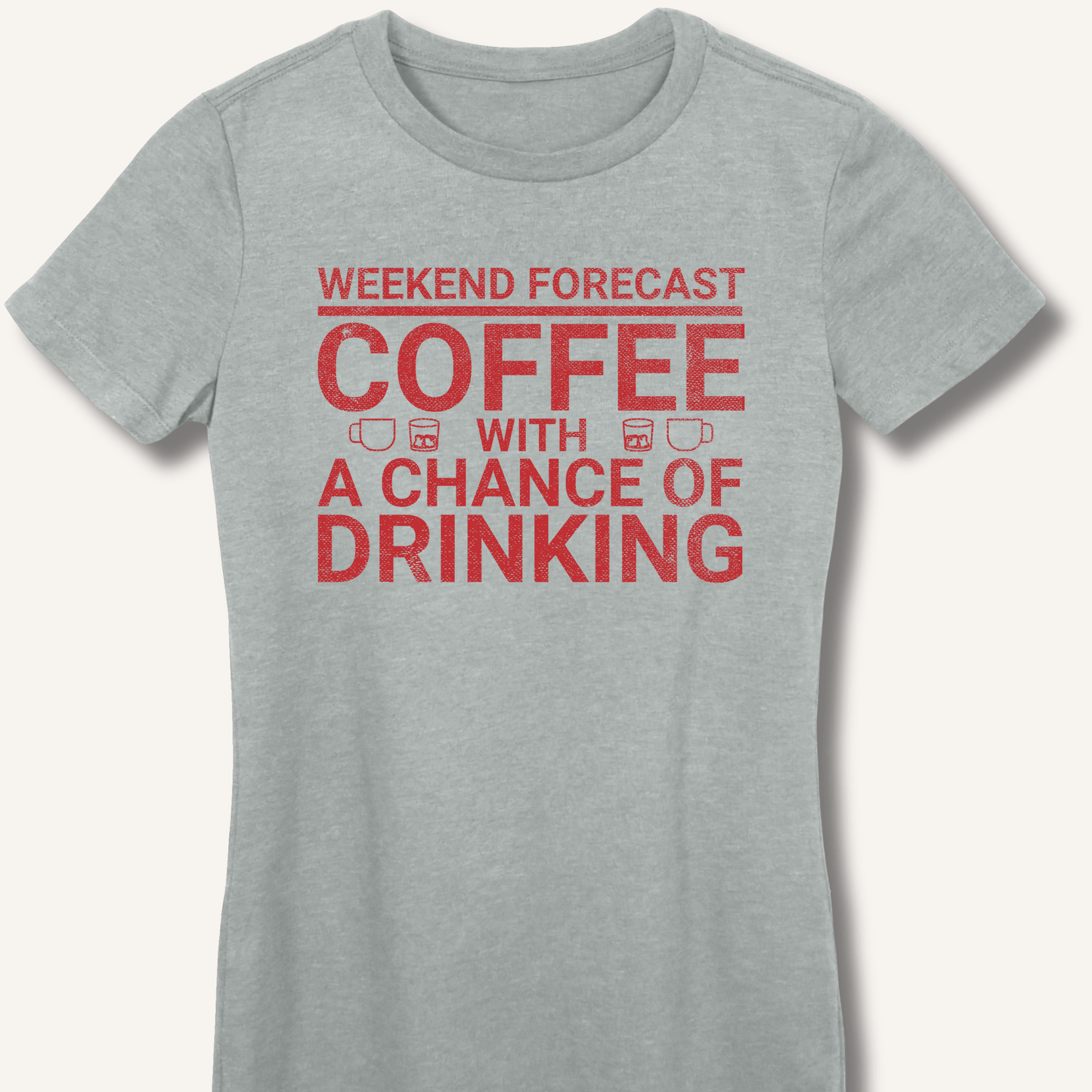 T-Shirt S / Sport Grey Weekend Forecast Fitted T-Shirt
