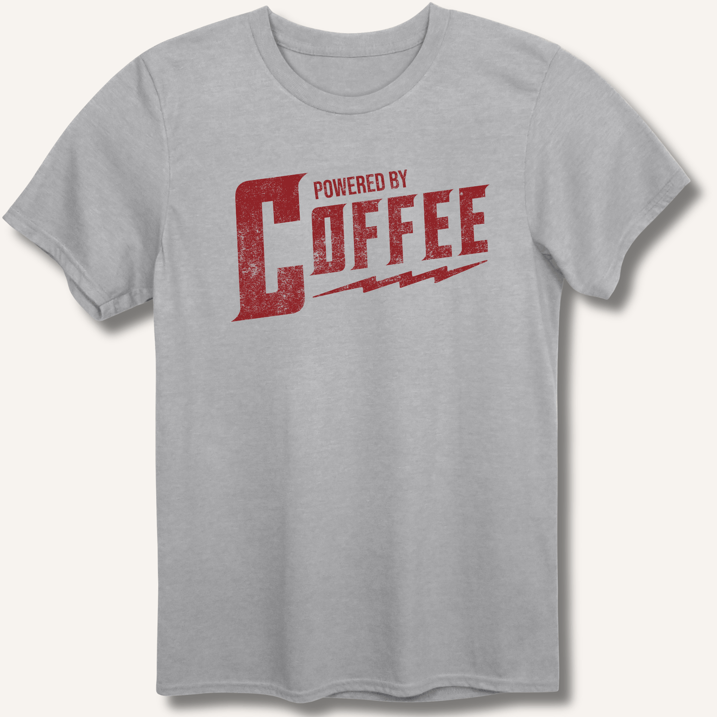 T-Shirt Sport Grey / XS Powered By Coffee T-Shirt