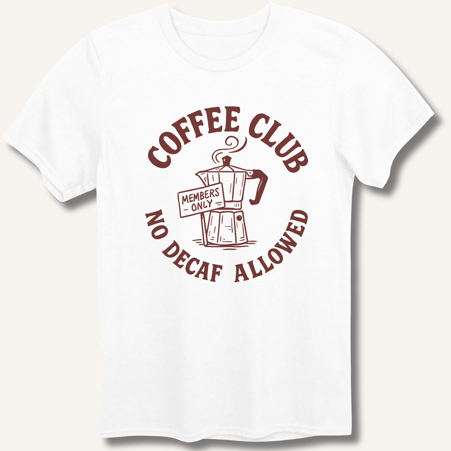 T-Shirt White / XS Coffee Club T-Shirt