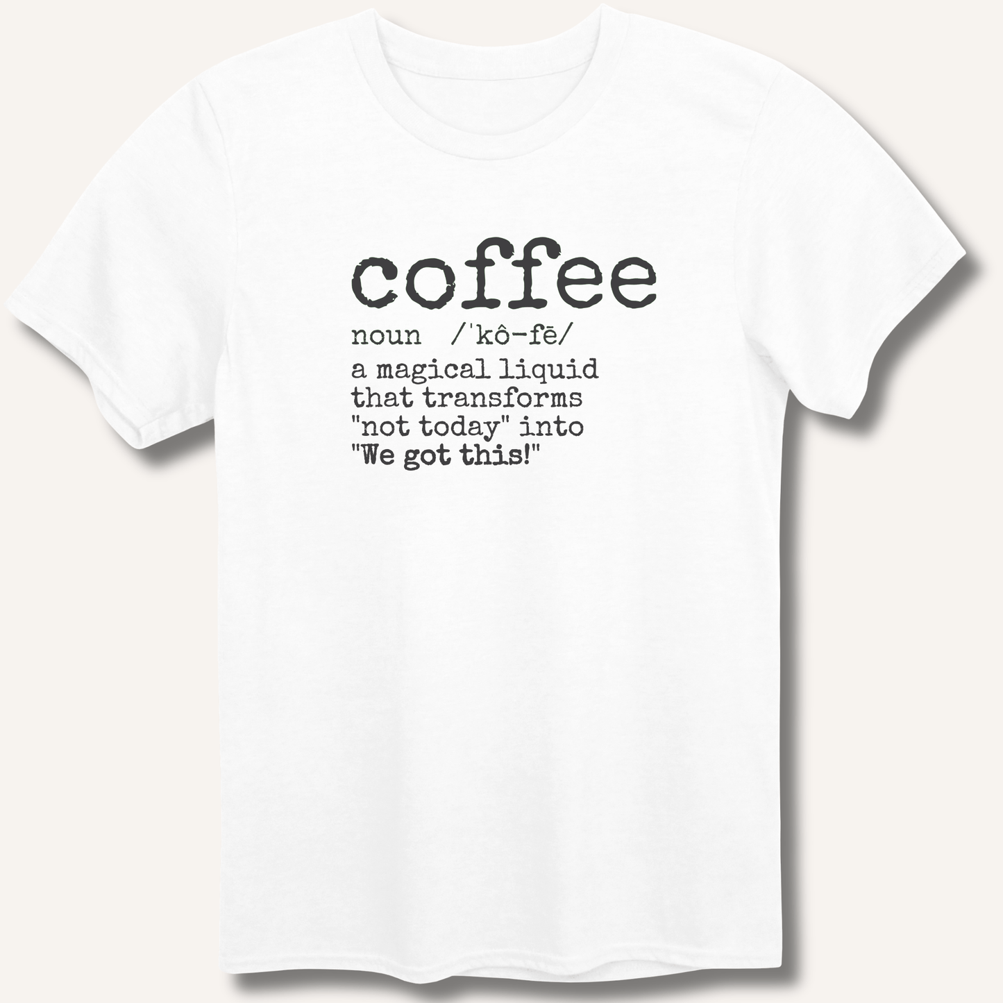 T-Shirt White / XS Coffee Definition T-Shirt