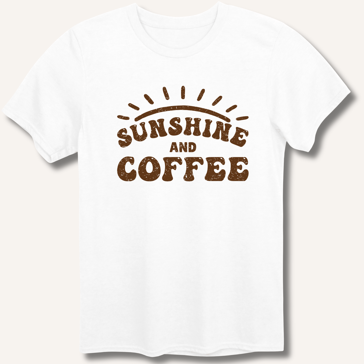 T-Shirt White / XS Sunshine and Coffee T-Shirt