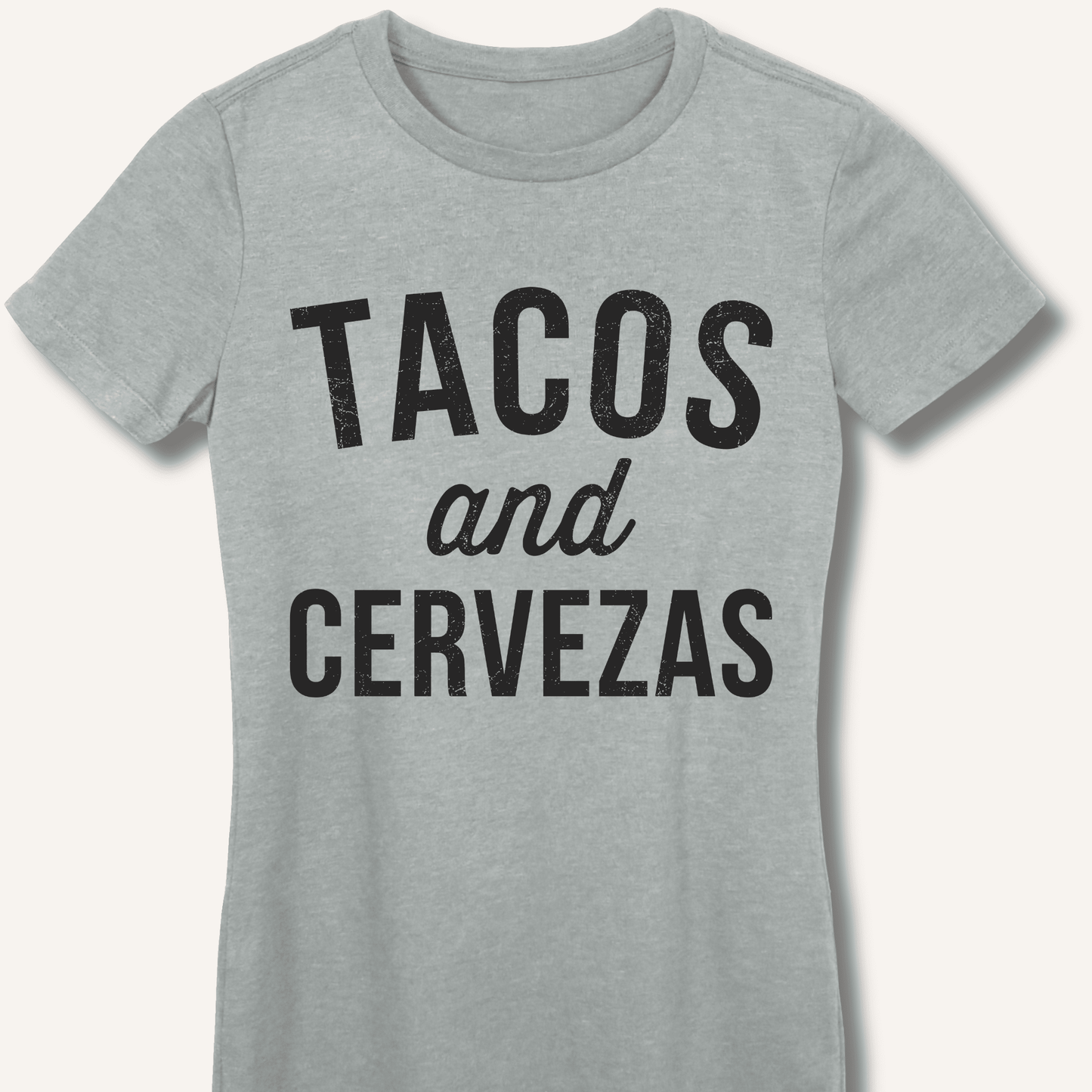 Tacos and Cervezas Fitted T-Shirt - Sip & Shirt