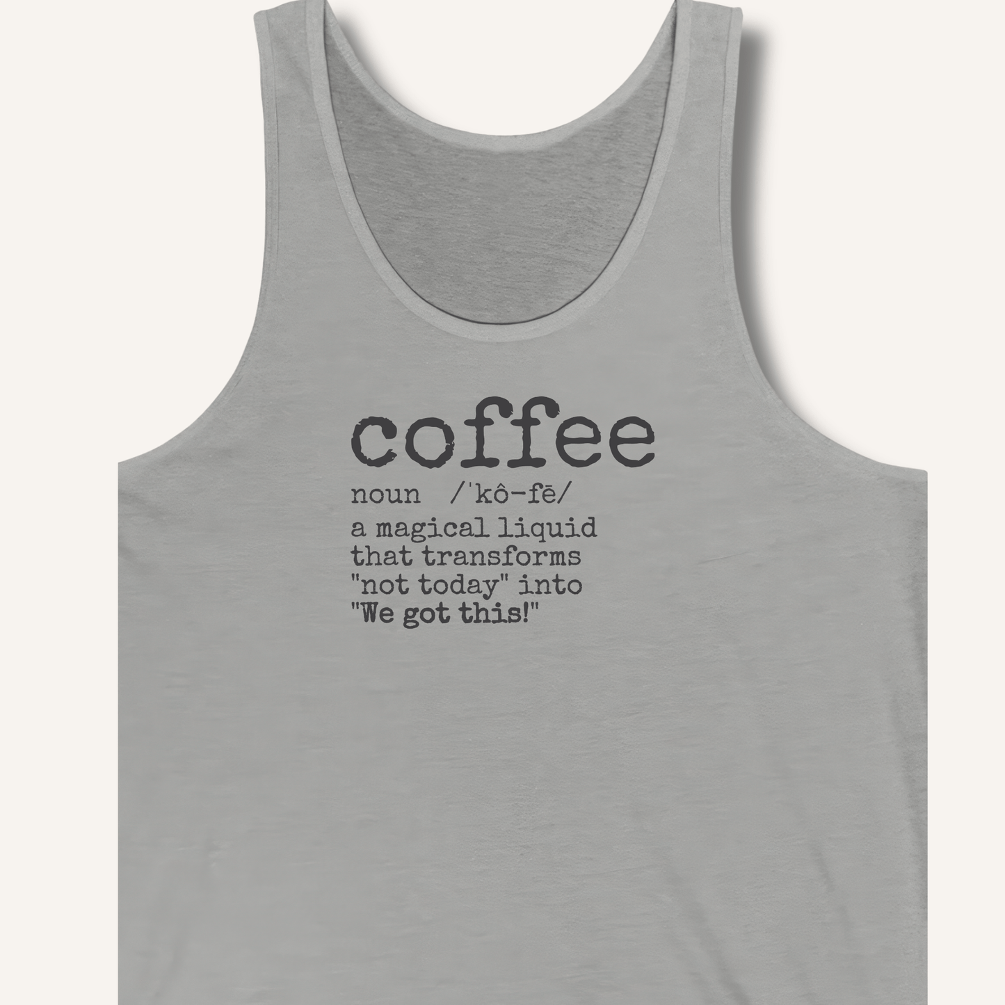 Tank Top Athletic Heather / XS Coffee Definition Tank