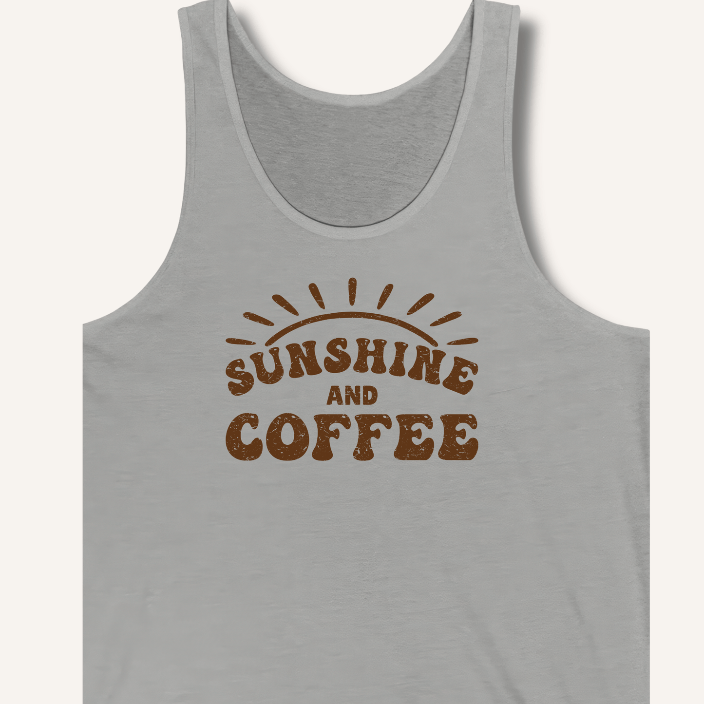 Tank Top Athletic Heather / XS Sunshine and Coffee Tank