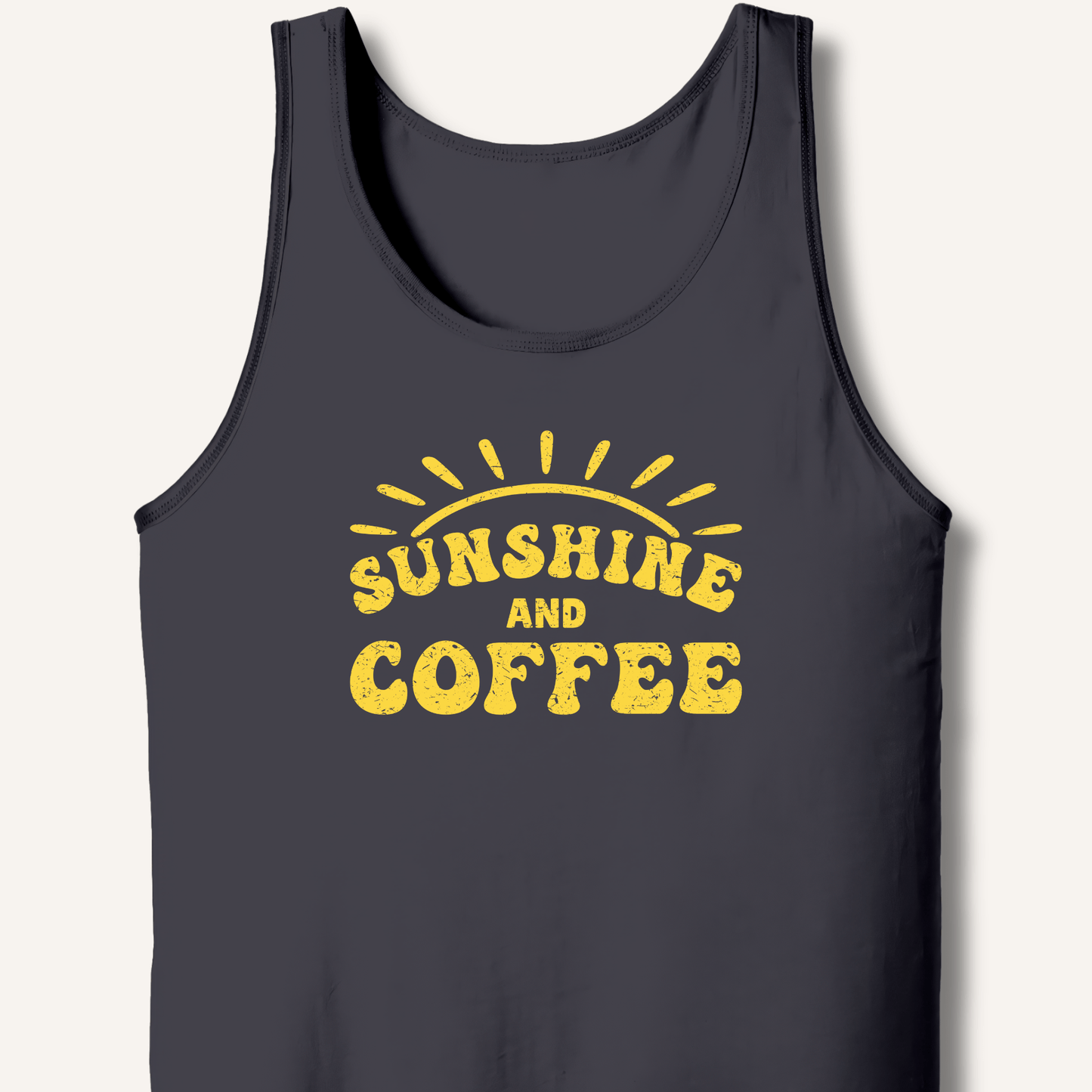Tank Top Dark Grey / XS Sunshine and Coffee Tank