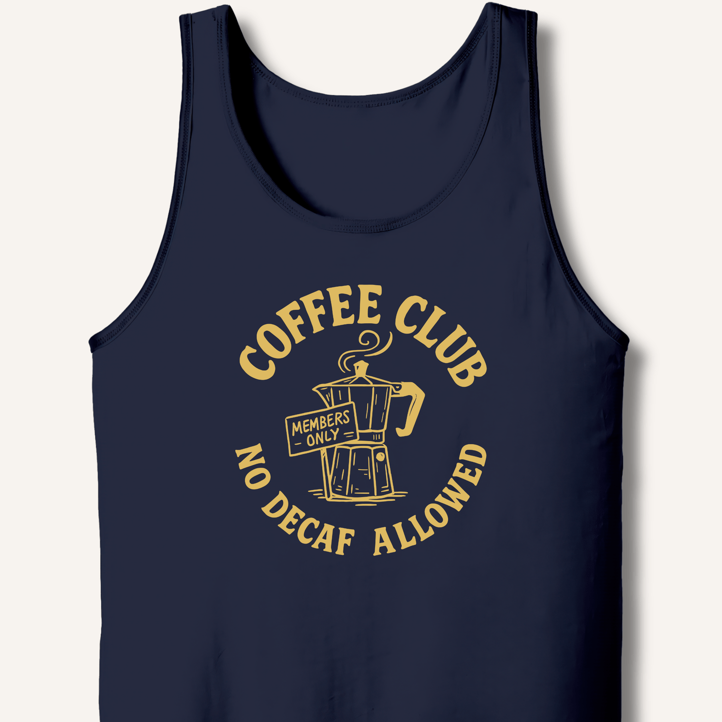 Tank Top Navy / XS Coffee Club Tank