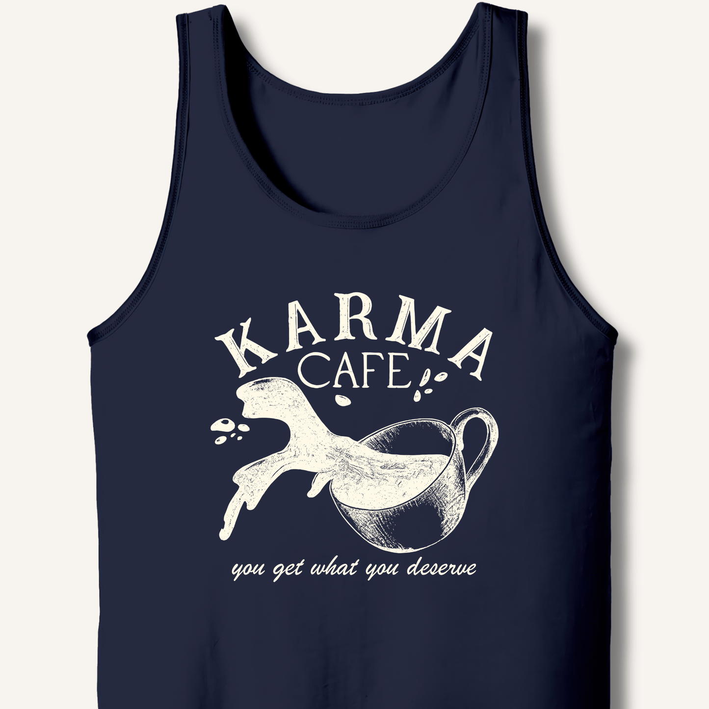 Tank Top Navy / XS Karma Cafe Tank