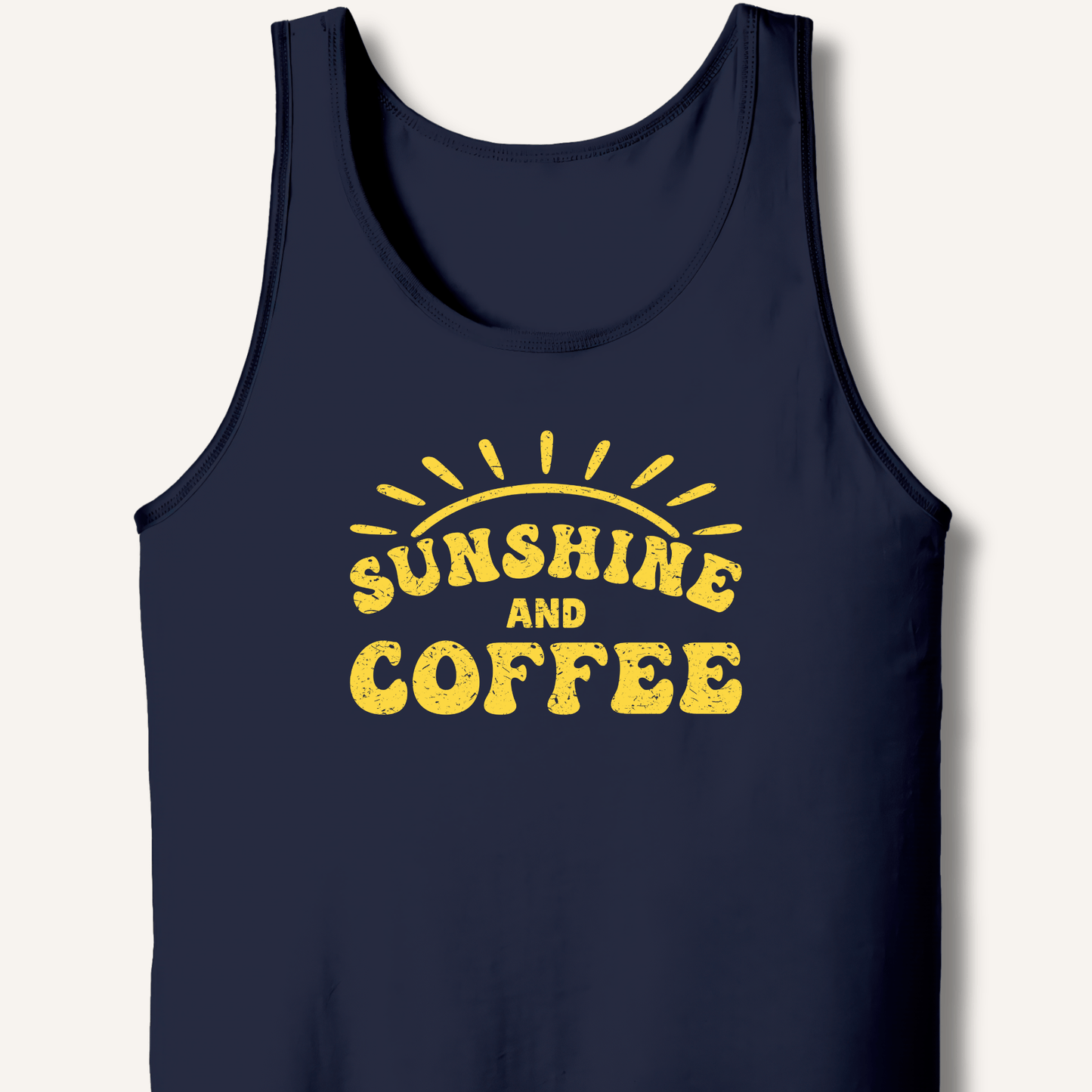 Tank Top Navy / XS Sunshine and Coffee Tank