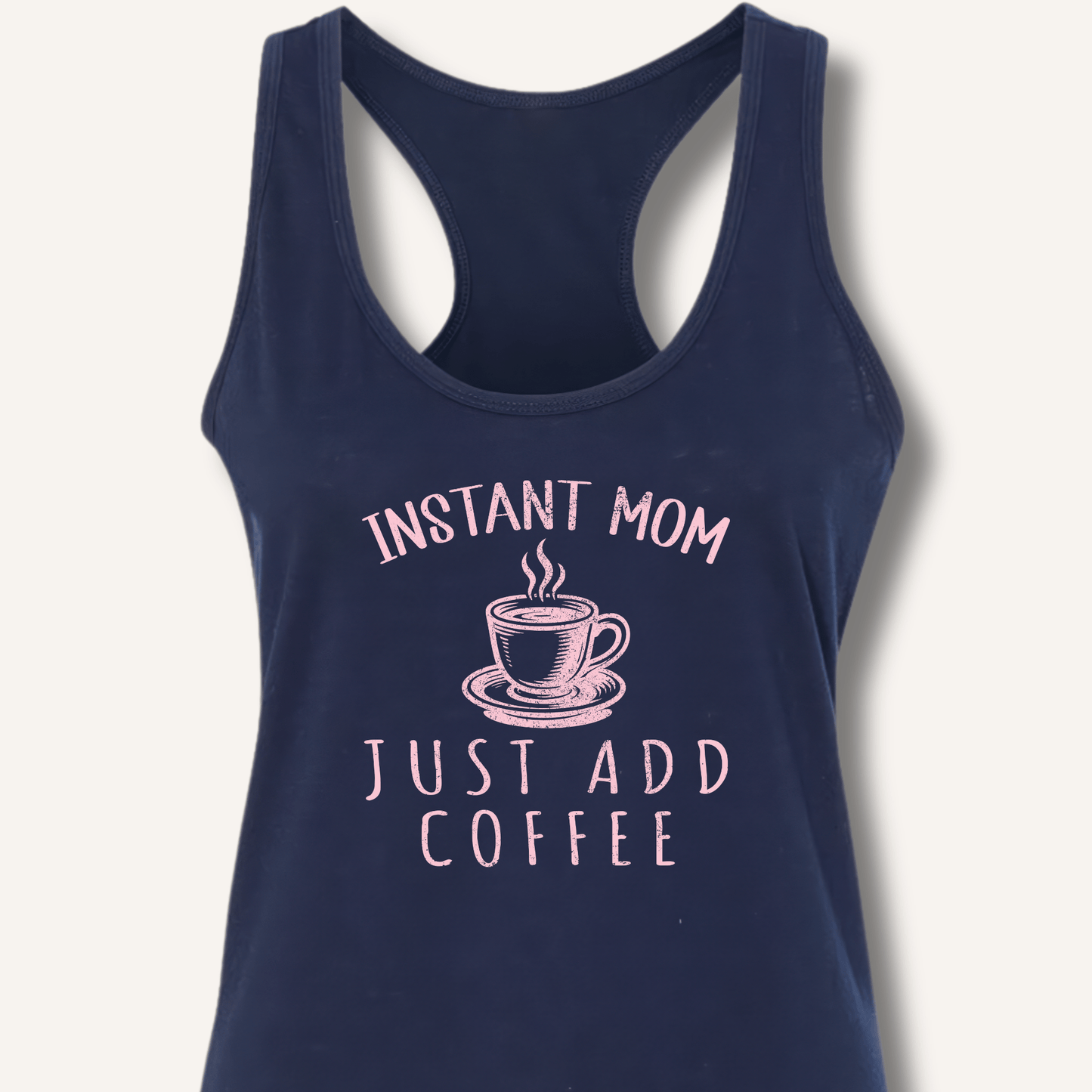 Tank Top Solid Midnight Navy / XS Instant Mom Racerback Tank