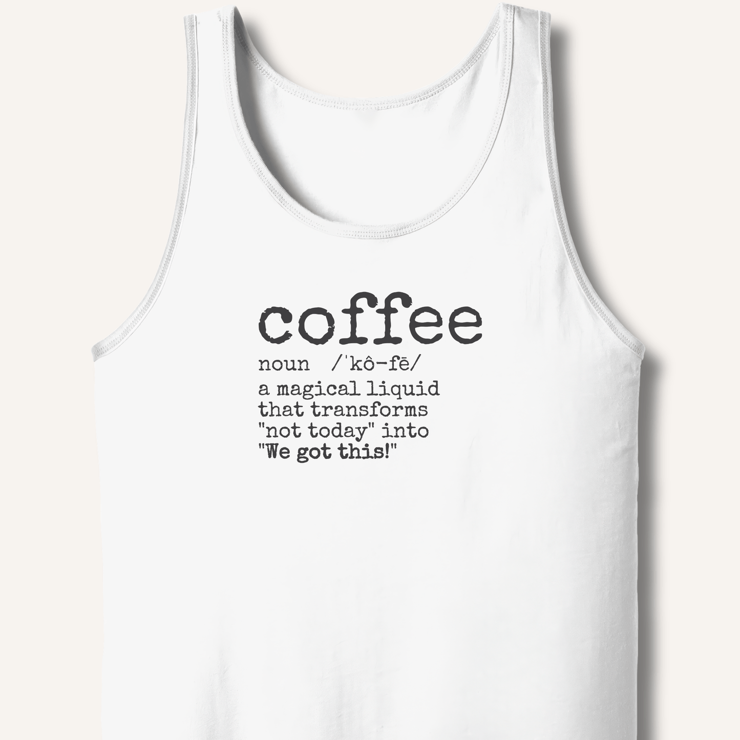 Tank Top White / XS Coffee Definition Tank