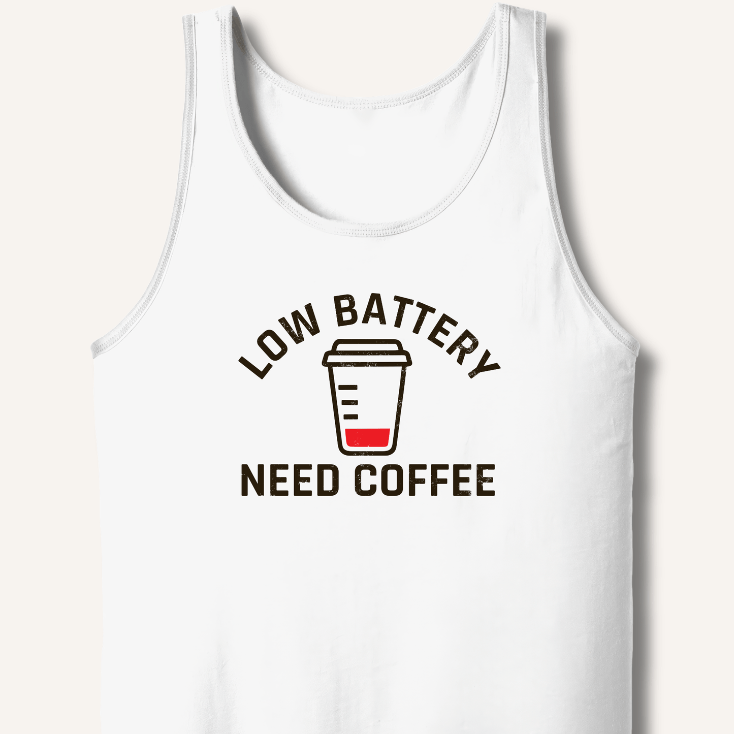 Tank Top White / XS Low Battery Tank