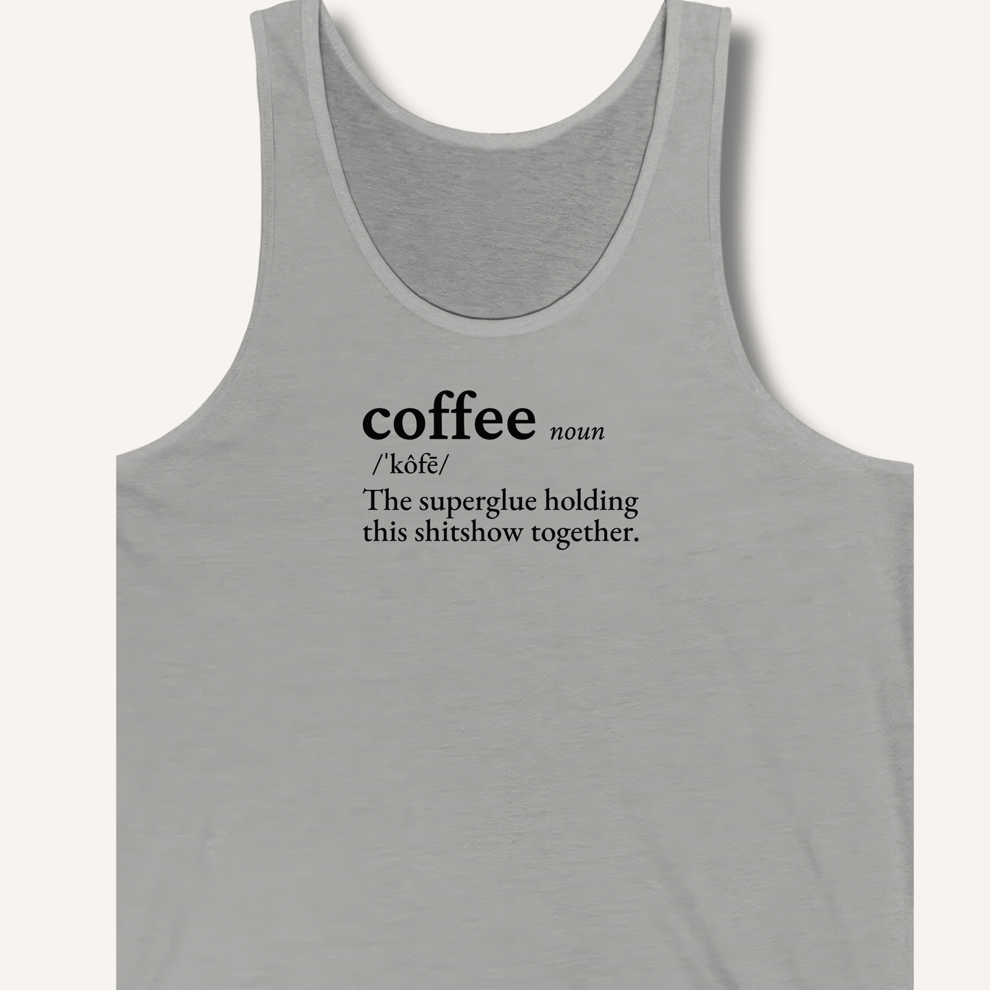 Tank Top XS / Athletic Heather Coffee Definition Tank