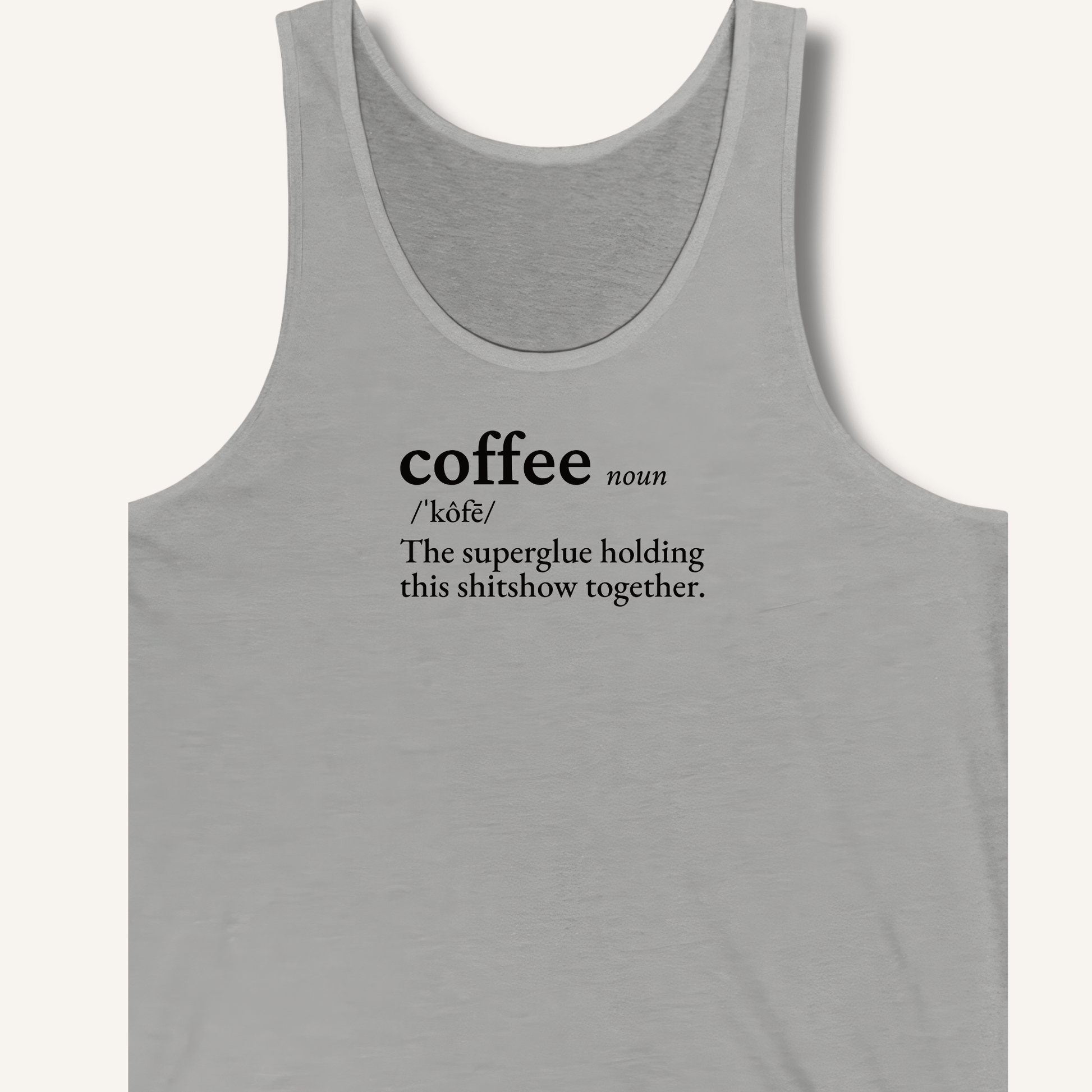 Tank Top XS / Athletic Heather Coffee Definition Tank