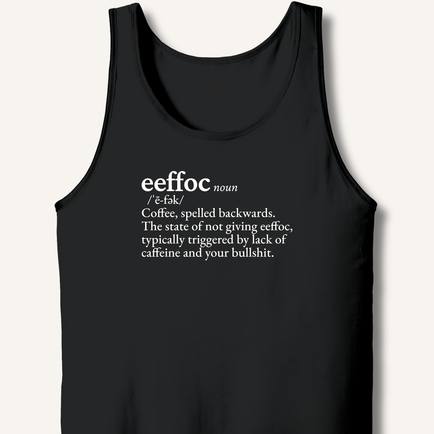 Tank Top XS / Black Eeffoc Definition Tank