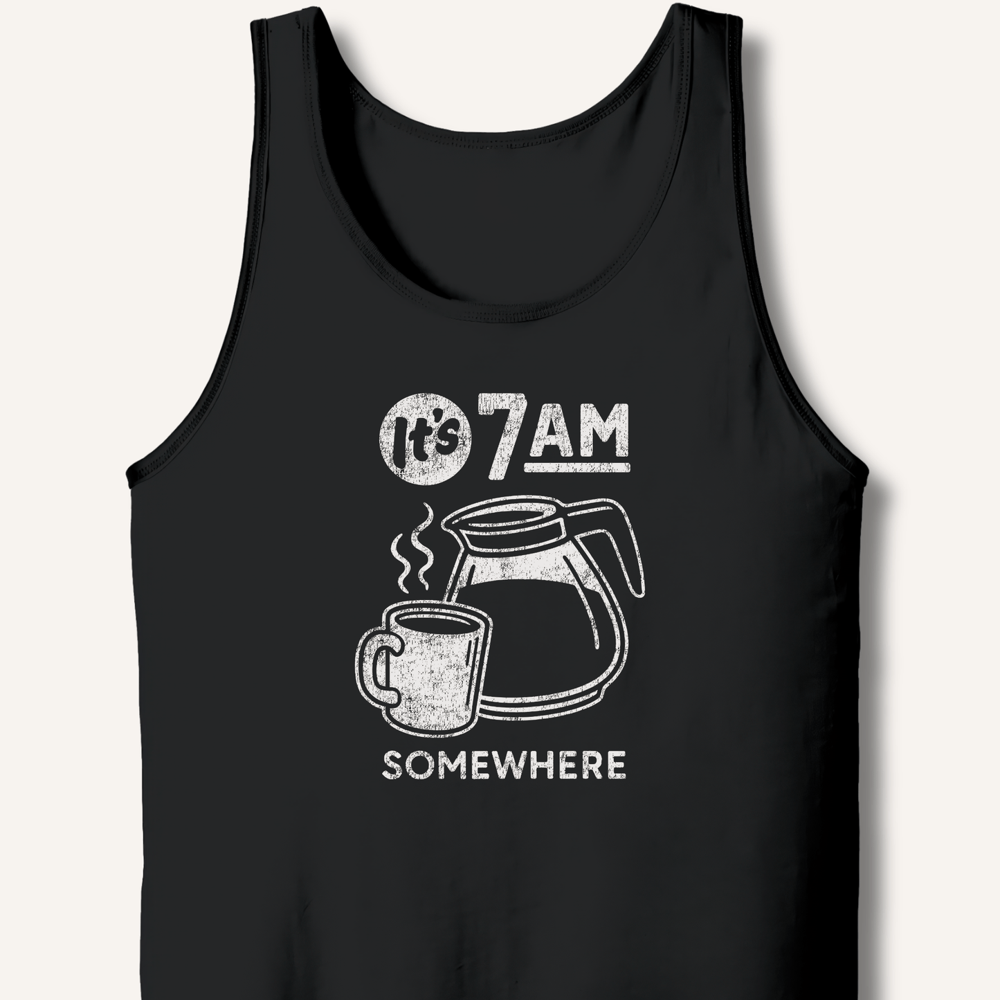 Tank Top XS / Black It's 7AM Somewhere Tank