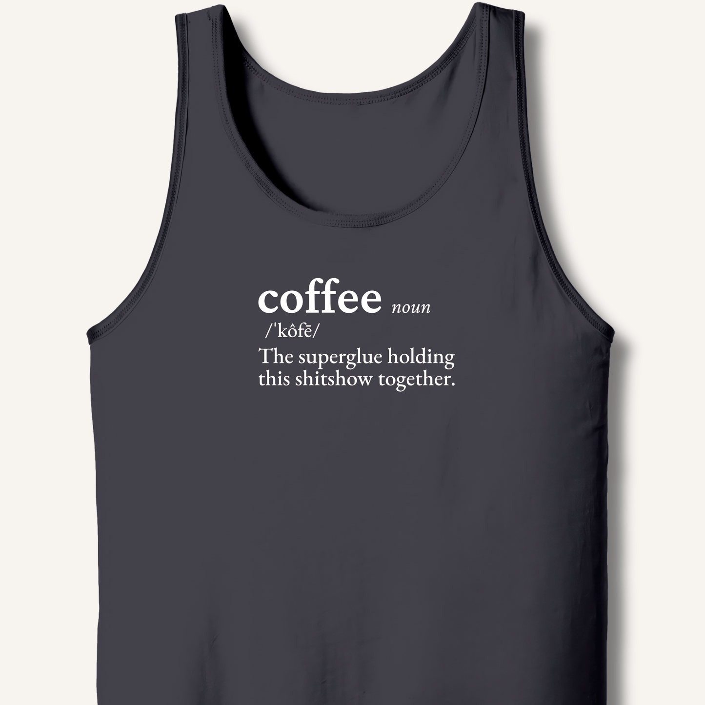 Tank Top XS / Dark Grey Coffee Definition Tank