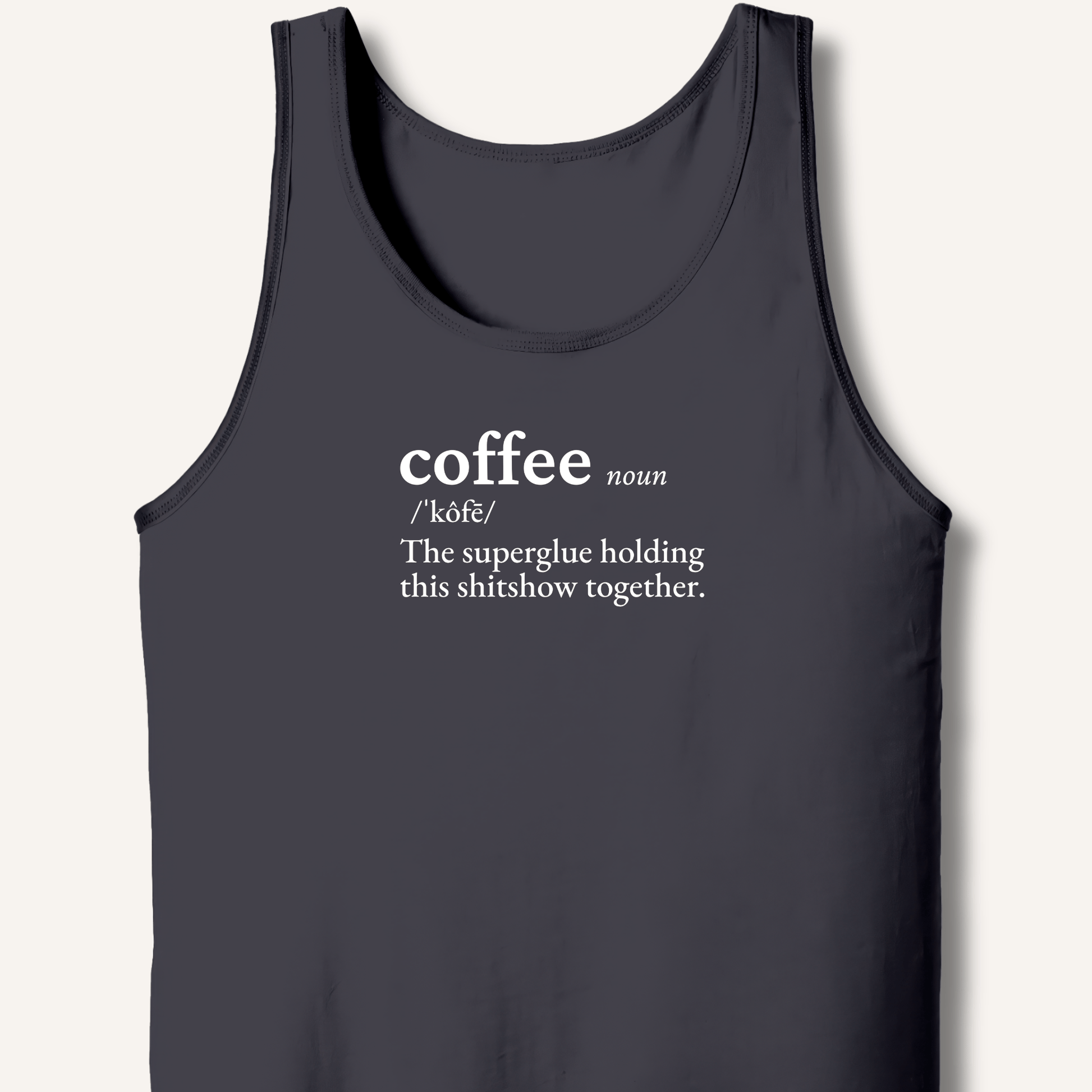 Tank Top XS / Dark Grey Coffee Definition Tank