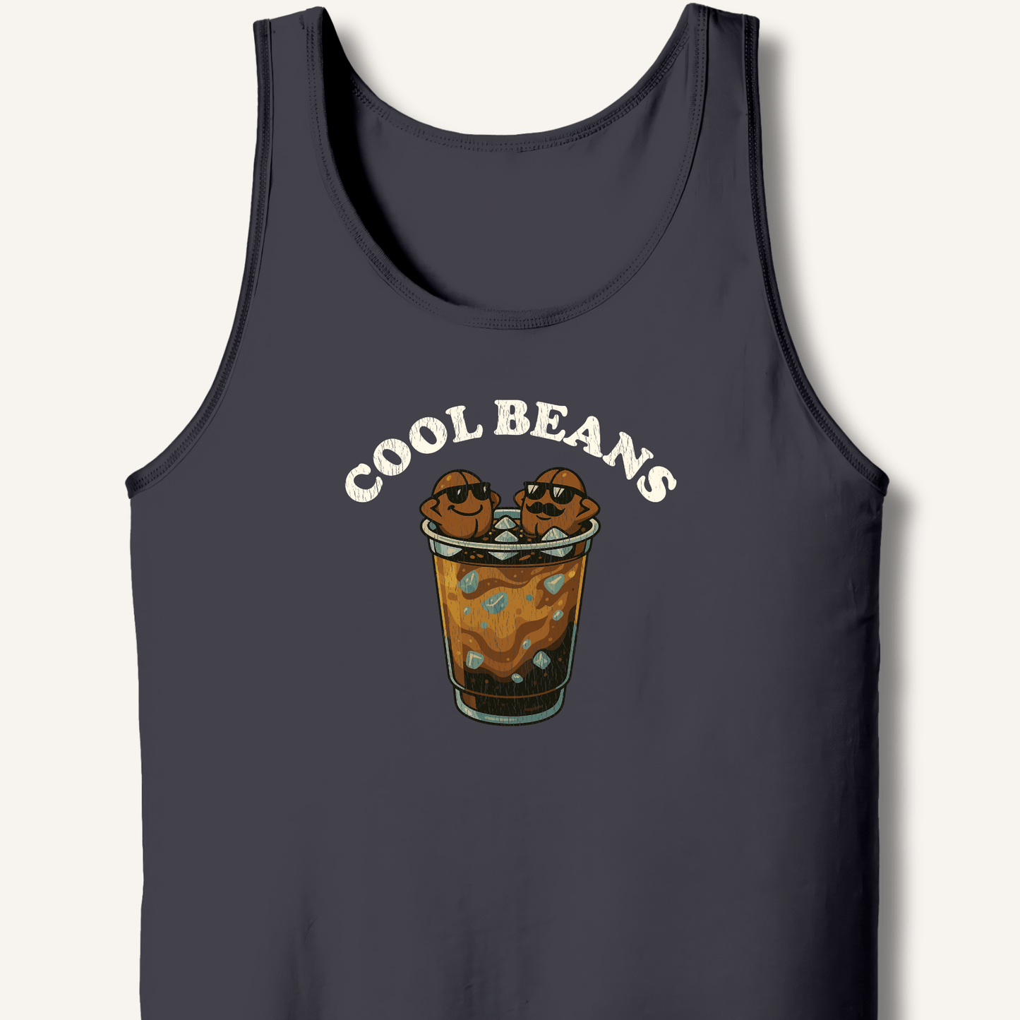Tank Top XS / Dark Grey Cool Beans Tank