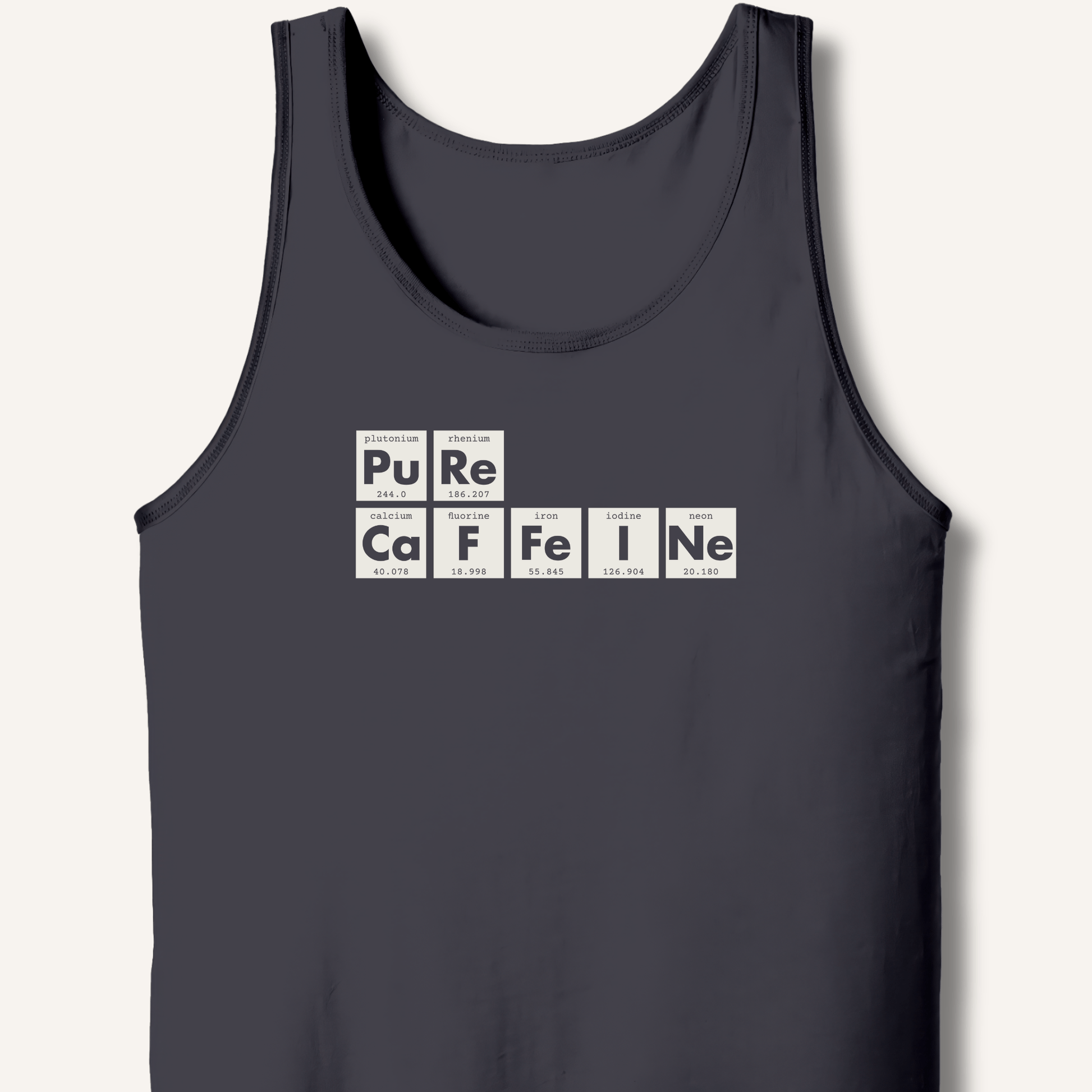 Tank Top XS / Dark Grey Pure Caffeine Tank