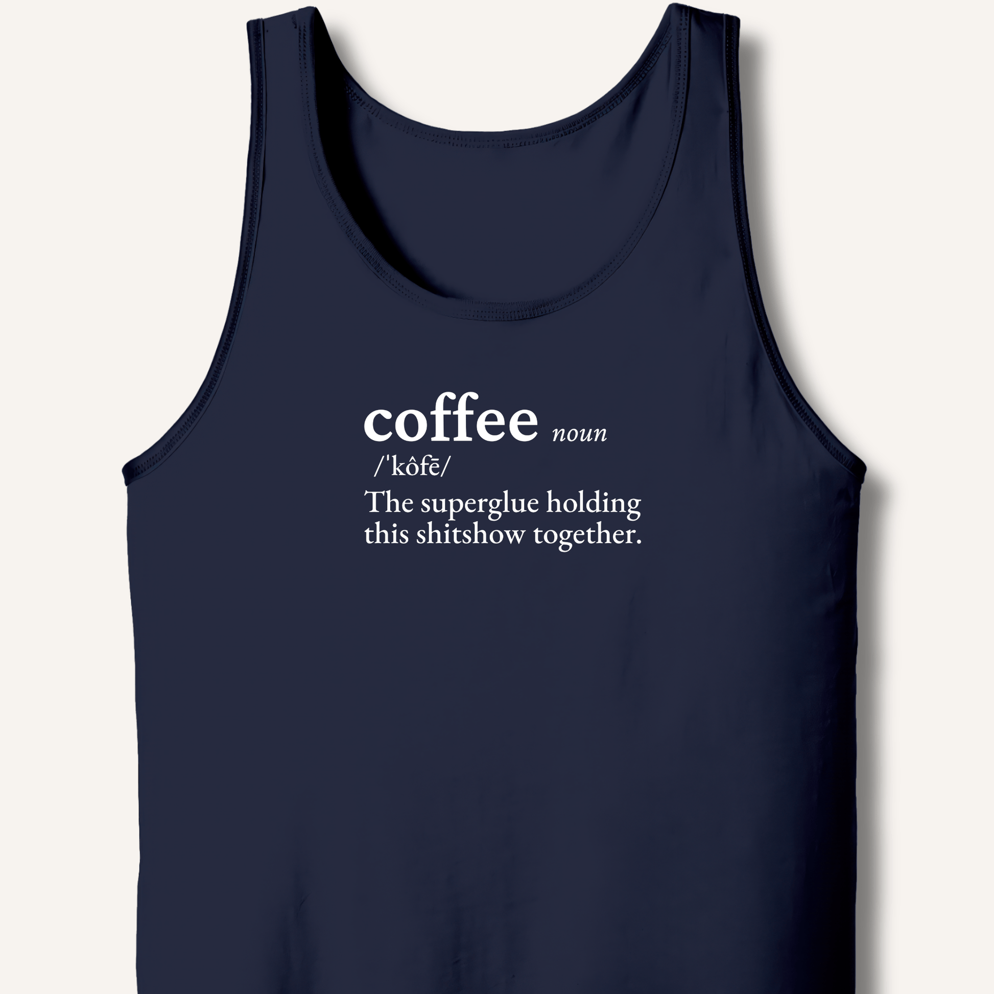 Tank Top XS / Navy Coffee Definition Tank