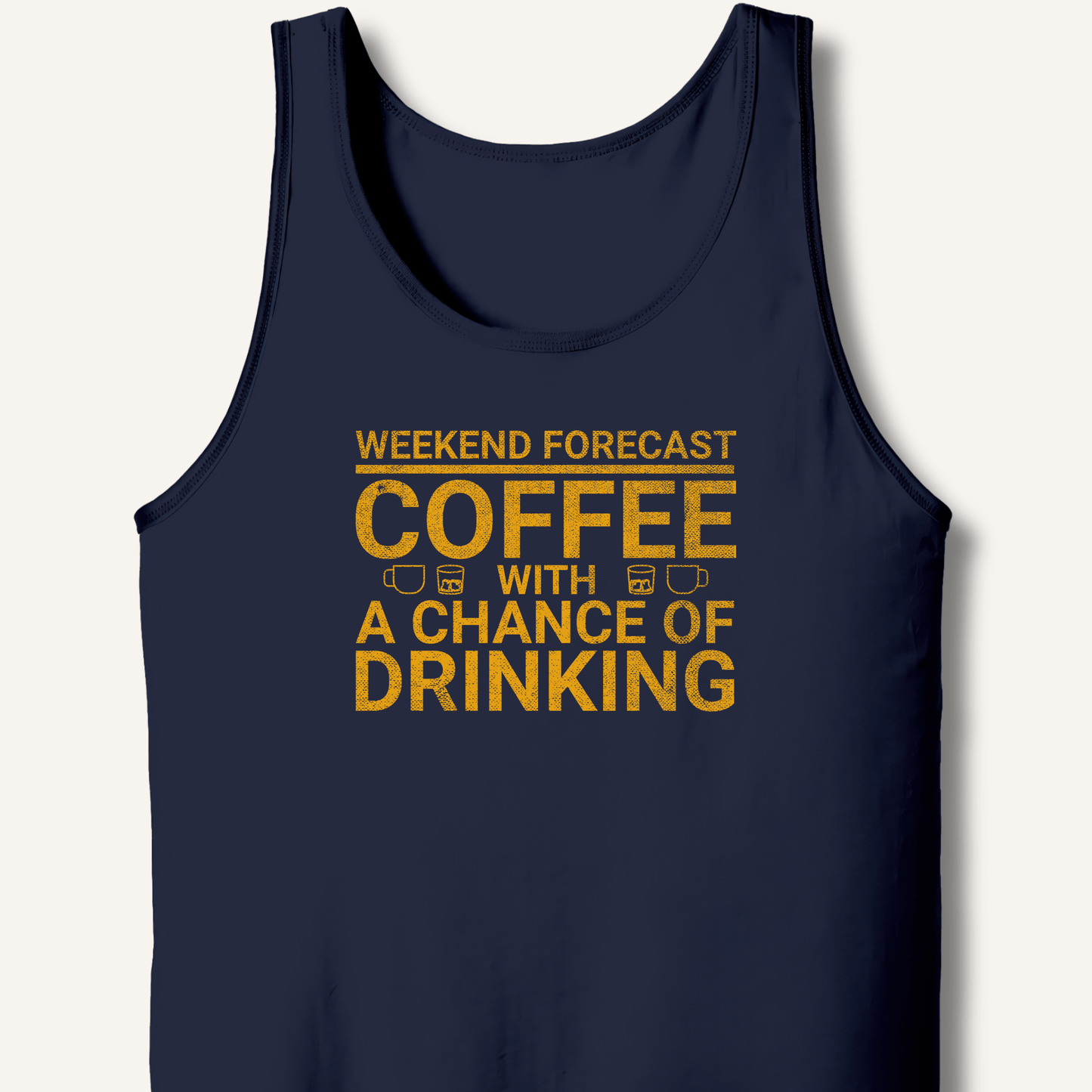 Tank Top XS / Navy Weekend Forecast Tank
