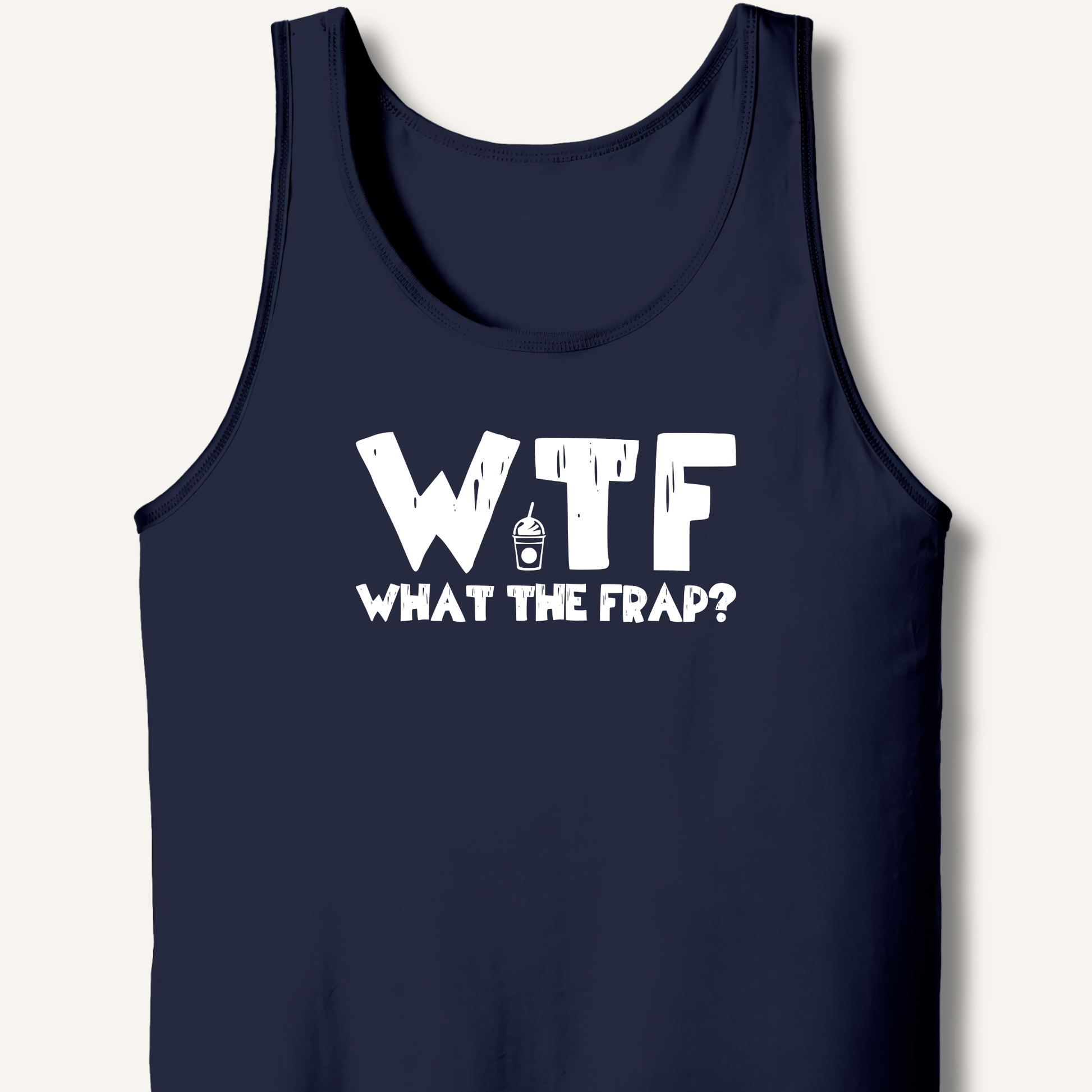 Tank Top XS / Navy WTF What The Frap? Tank