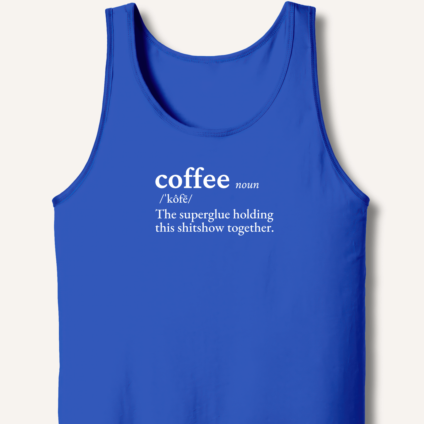 Tank Top XS / True Royal Coffee Definition Tank