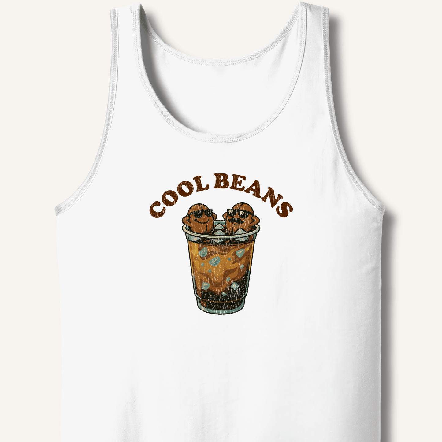 Tank Top XS / White Cool Beans Tank