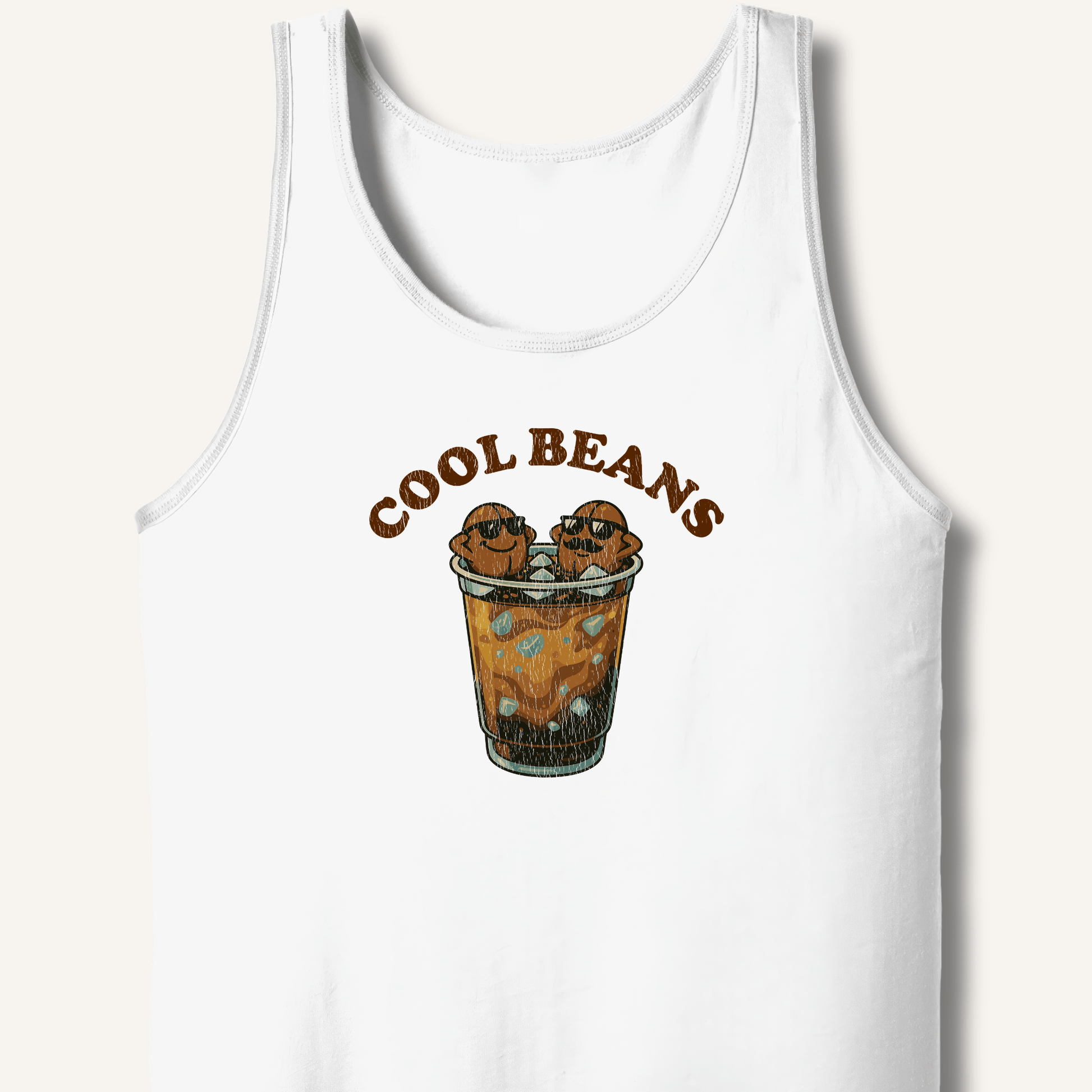 Tank Top XS / White Cool Beans Tank