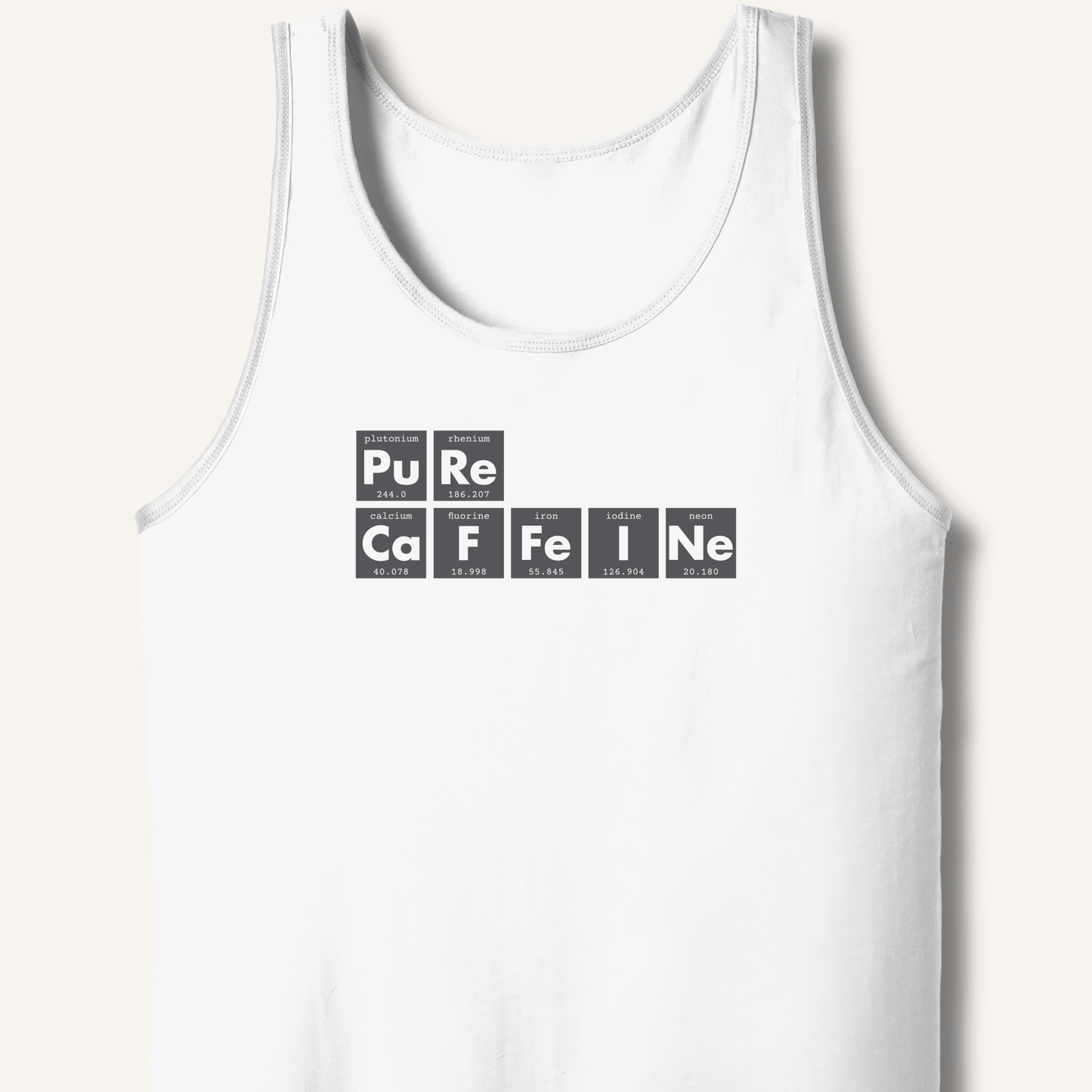 Tank Top XS / White Pure Caffeine Tank