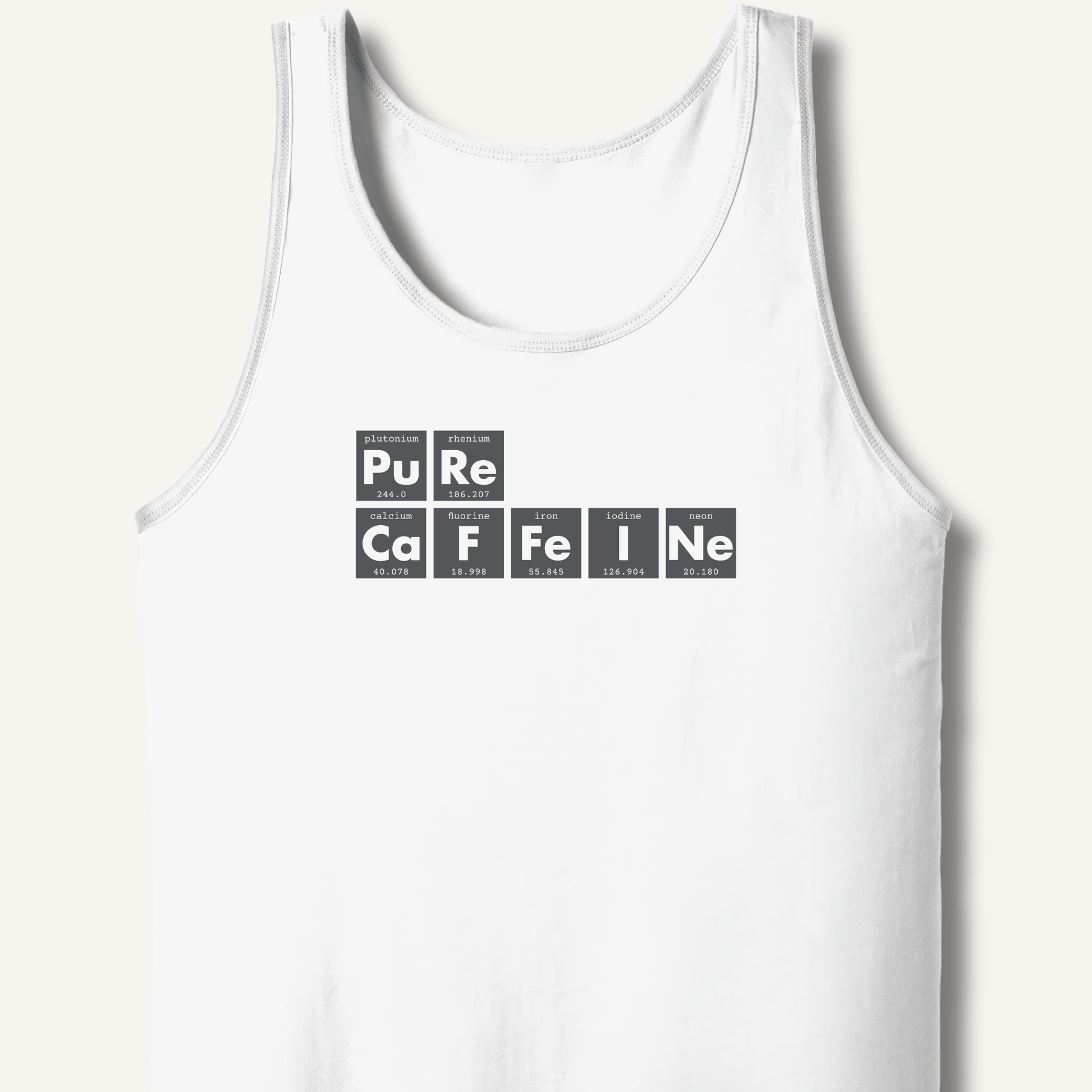 Tank Top XS / White Pure Caffeine Tank