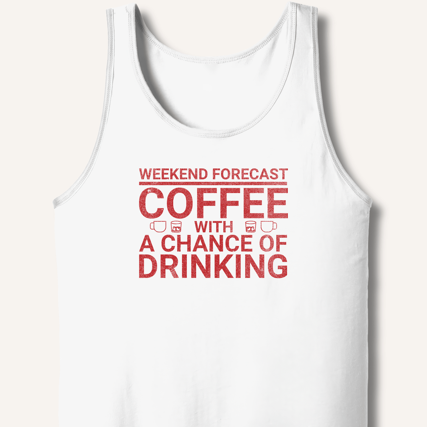 Tank Top XS / White Weekend Forecast Tank