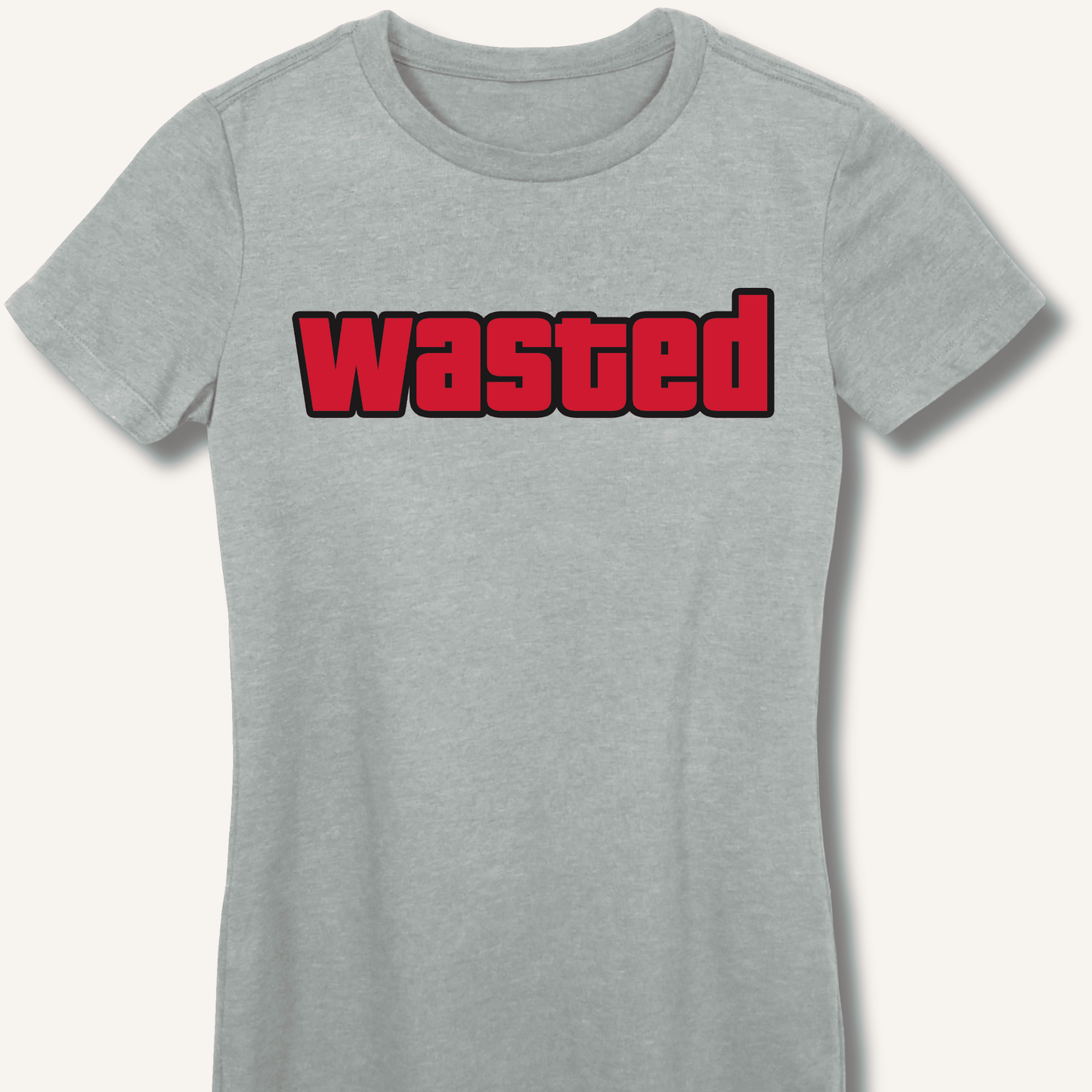 Wasted Fitted T-Shirt - Sip & Shirt