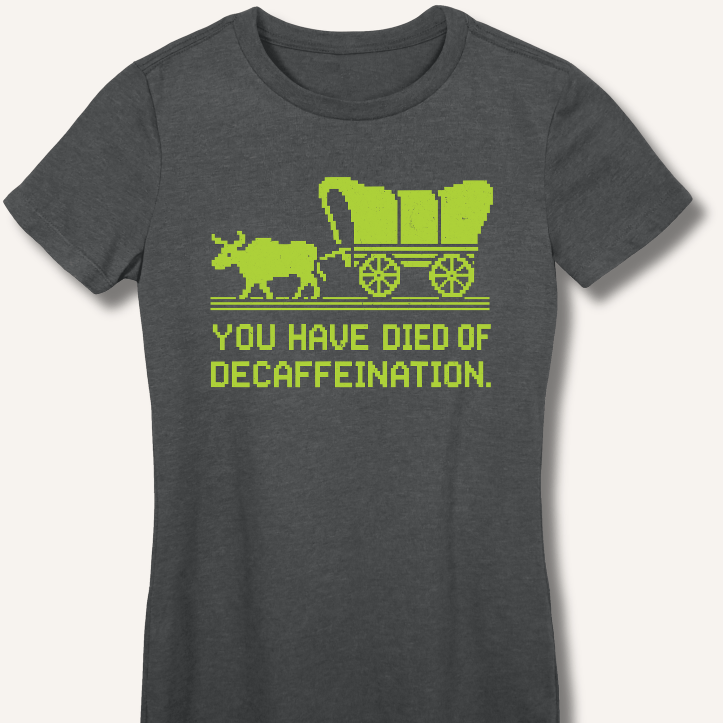 You Have Died Fitted T-Shirt - Sip & Shirt
