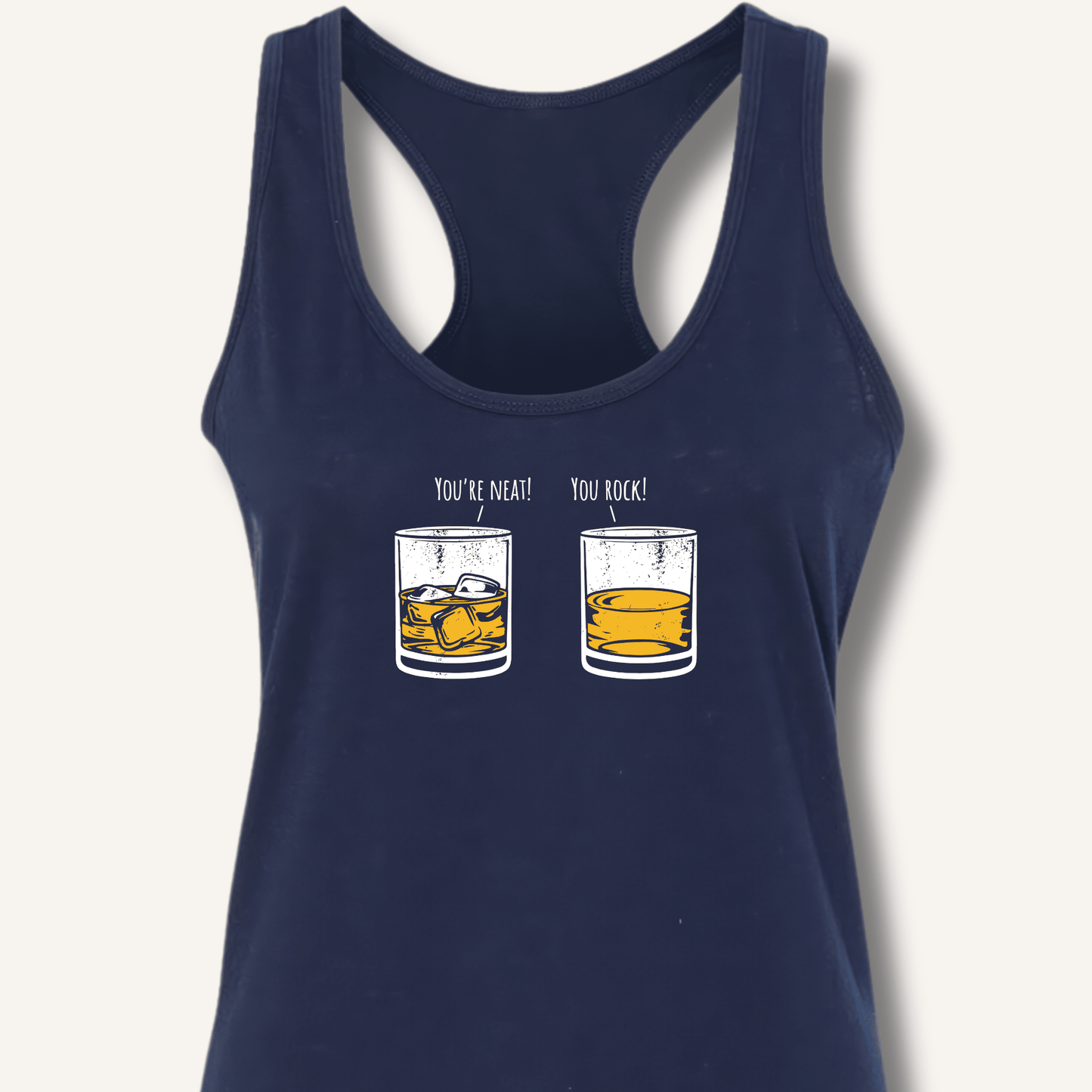You're Neat! You Rock! Racerback Tank - Sip & Shirt