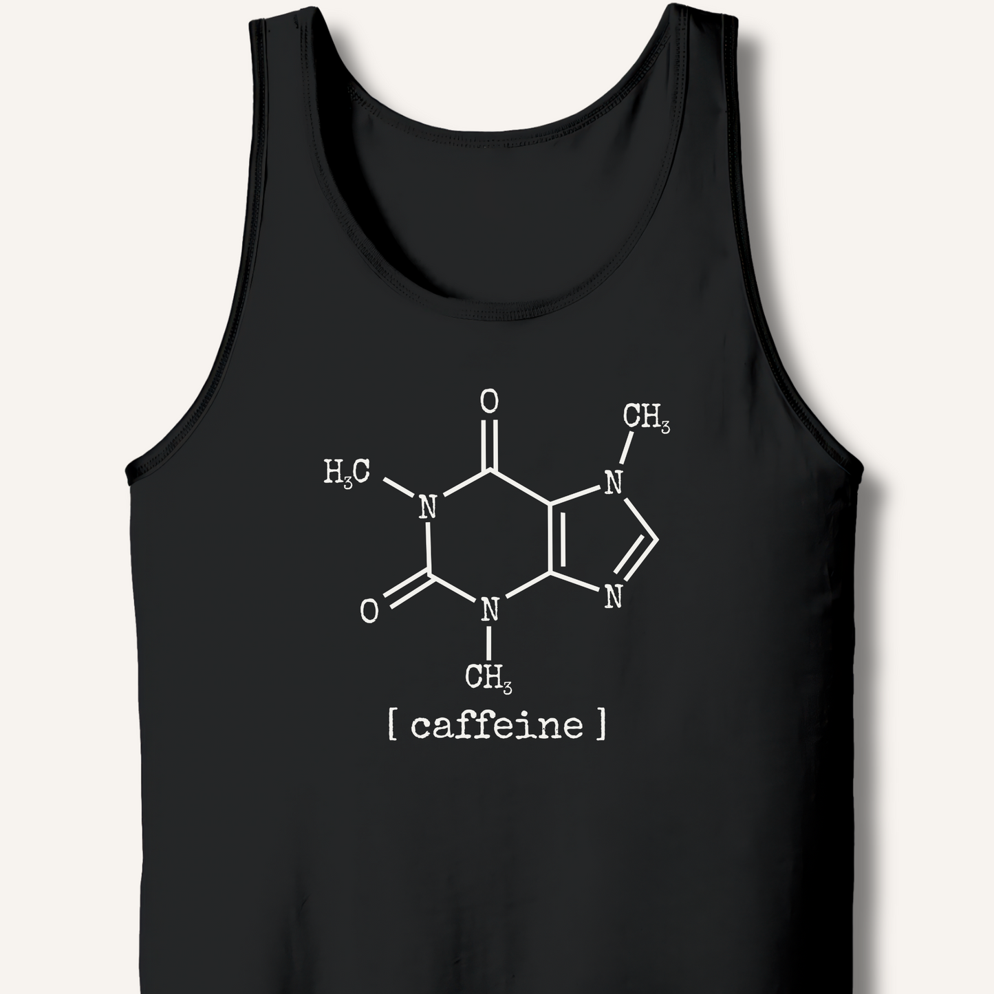Caffeine Molecule Men's Tank
