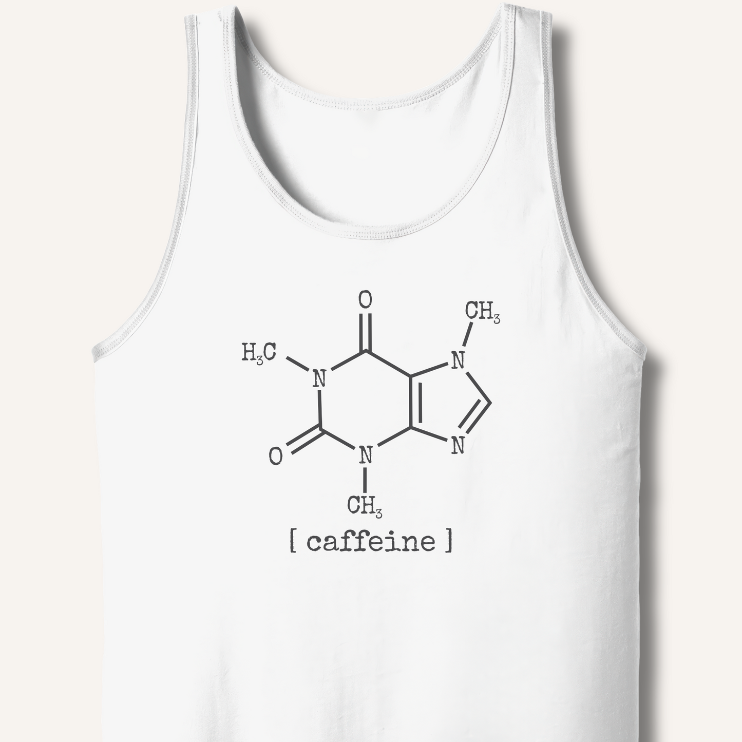 Caffeine Molecule Men's Tank