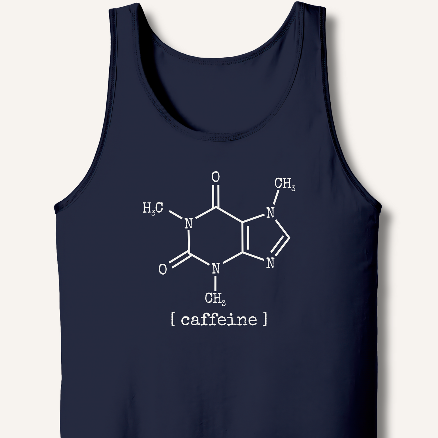 Caffeine Molecule Men's Tank