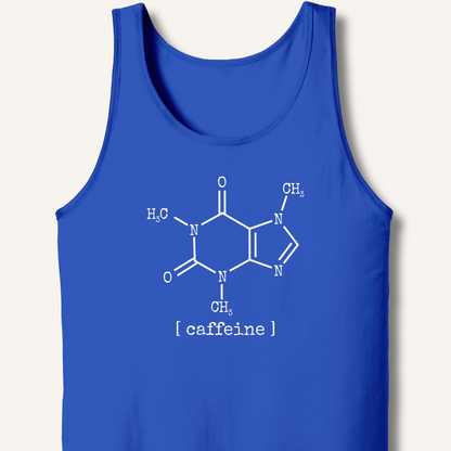 Caffeine Molecule Men's Tank